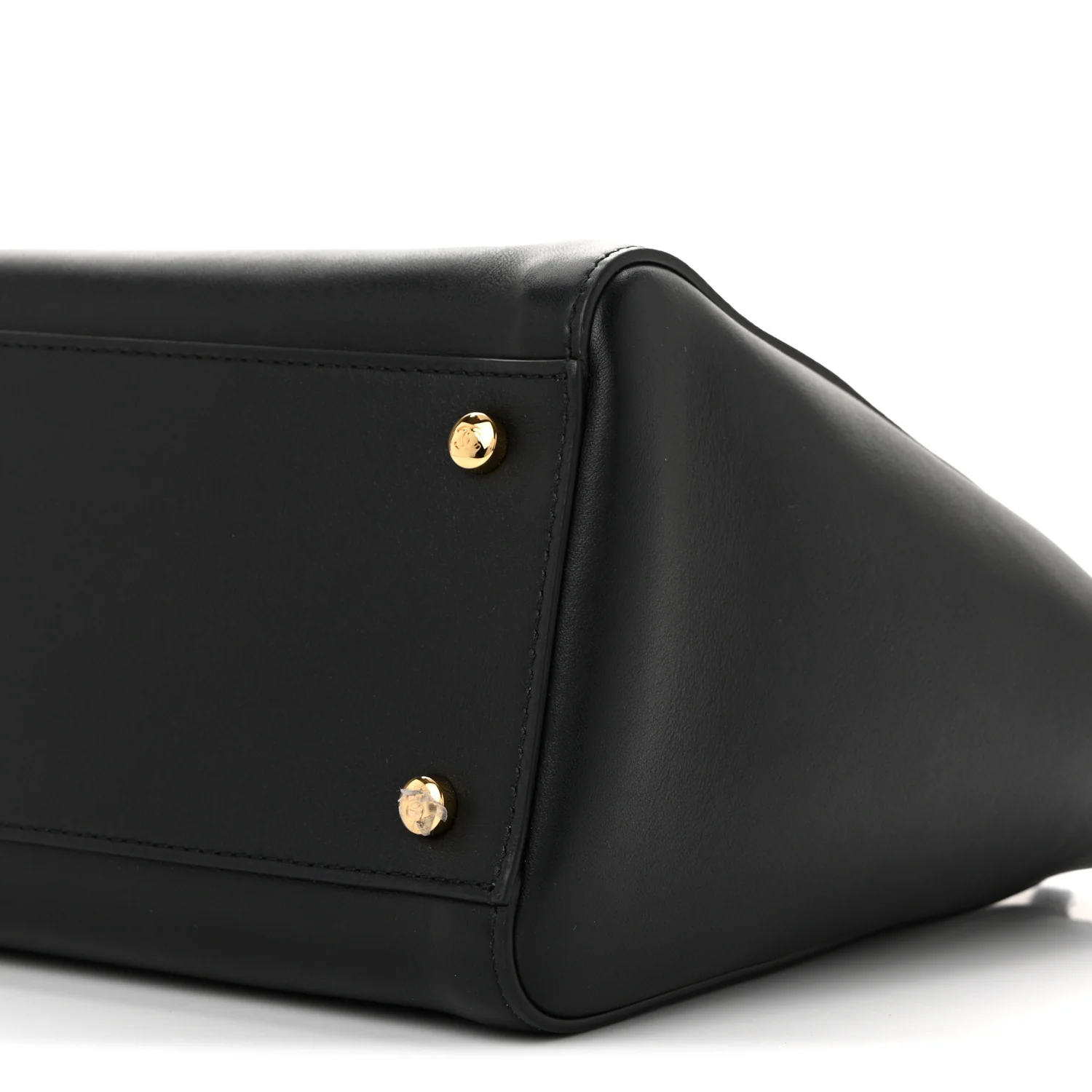 Calfskin Archetype Small Shopping Tote Black - Top Club