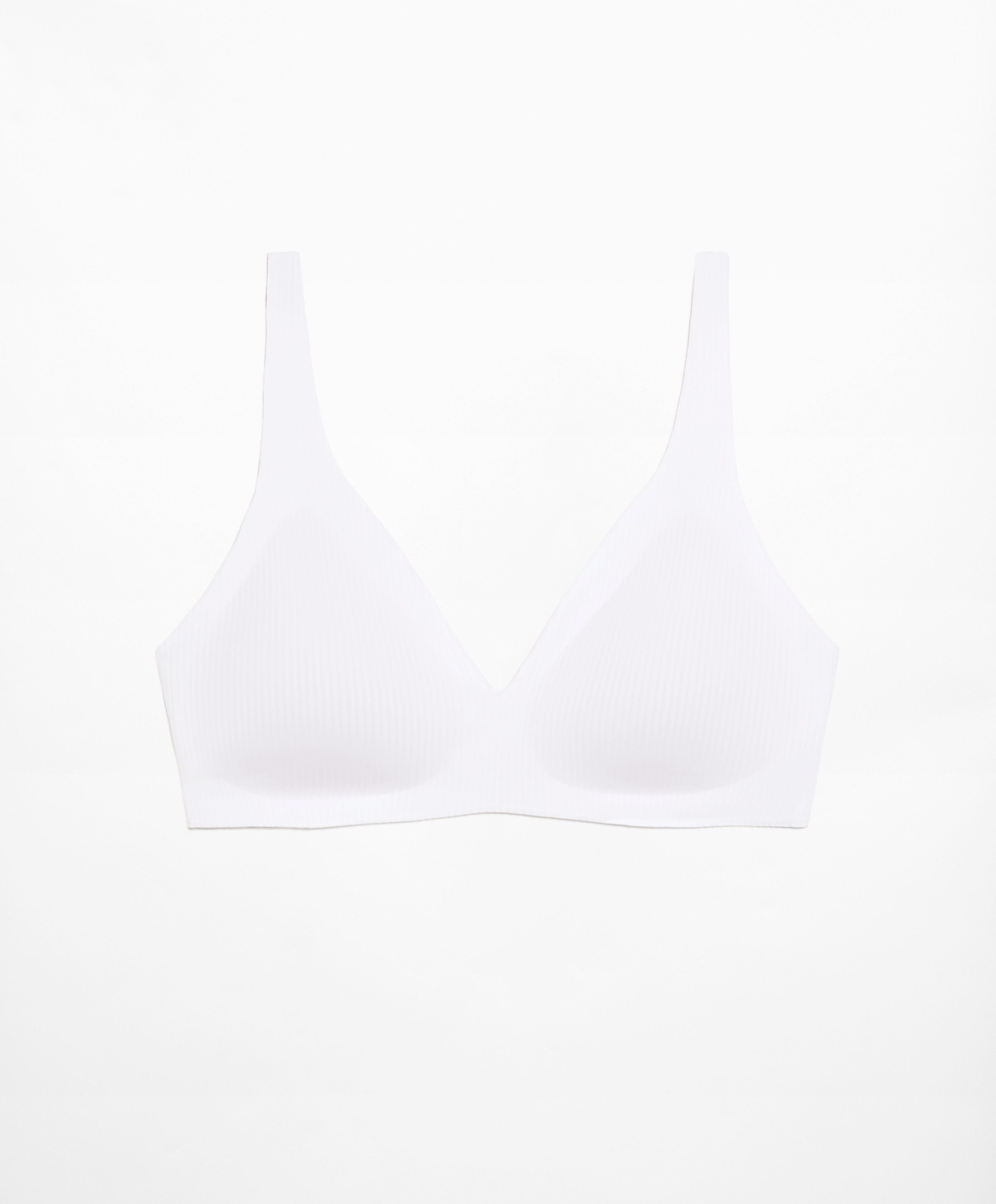 OYSHO Invisible micro rib halter bra