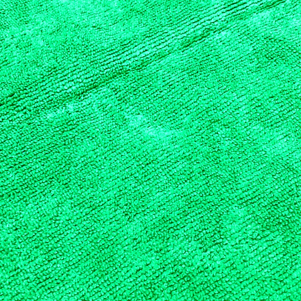 GREEN MICROFIBER CLEANING CLOTH (16
