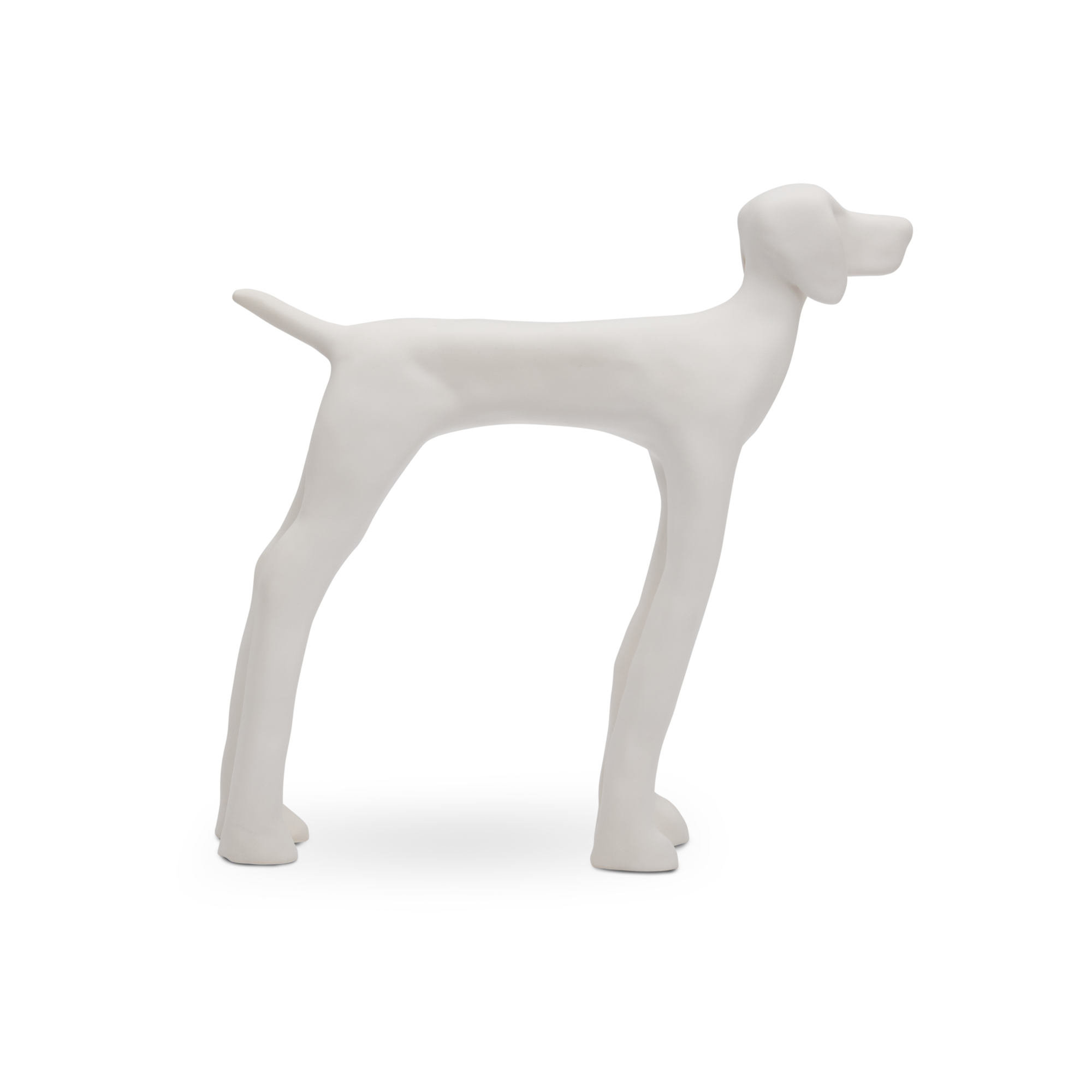 Loods 5 Kunst keramiek Hondje Sam Wit