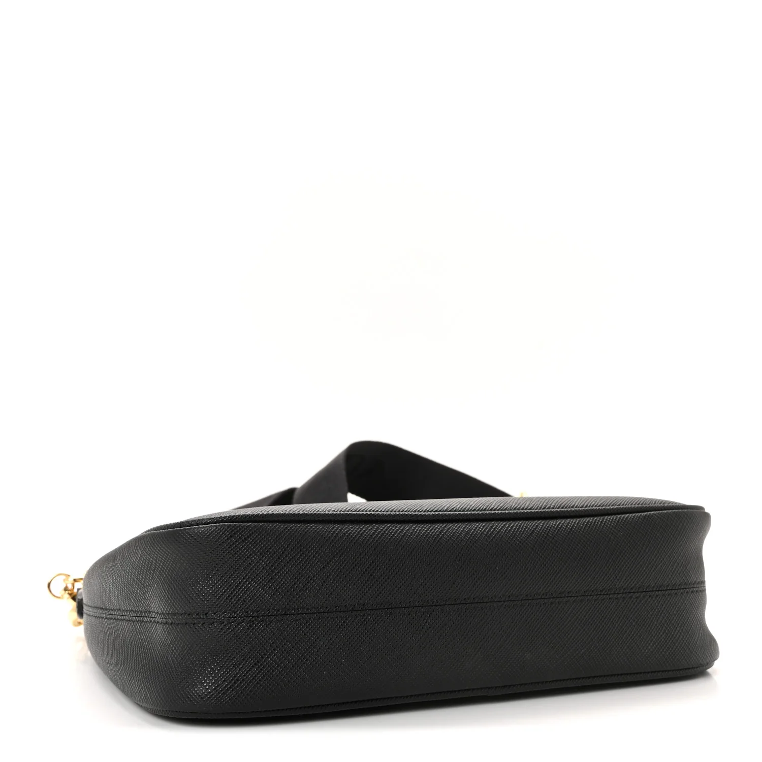 Saffiano Lux Re-Edition 2005 Shoulder Bag Black - Top Club