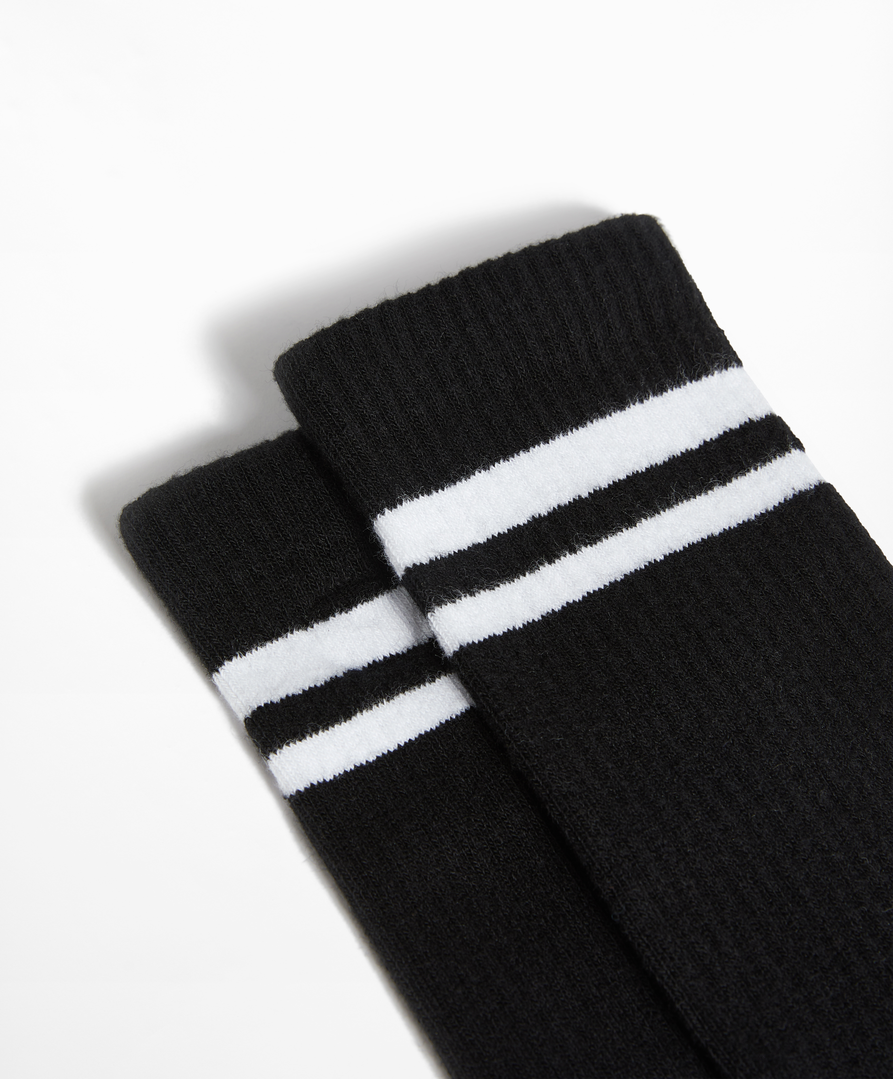 OYSHO Striped cotton blend classic sport socks