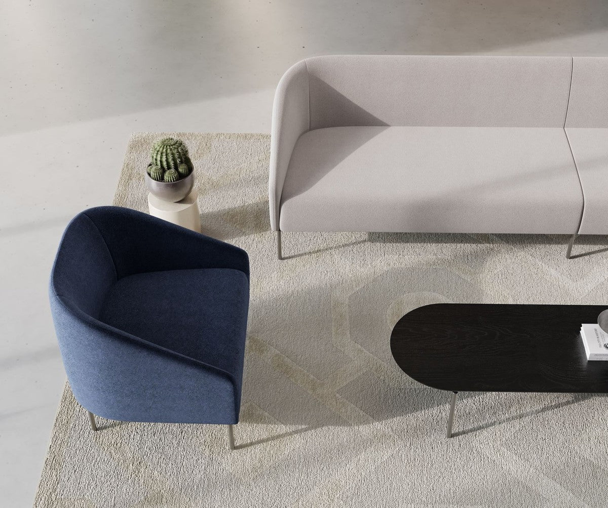 Luxury Living Room & Hotel Sofa Gray / Black 200 cm - Luxury Furniture