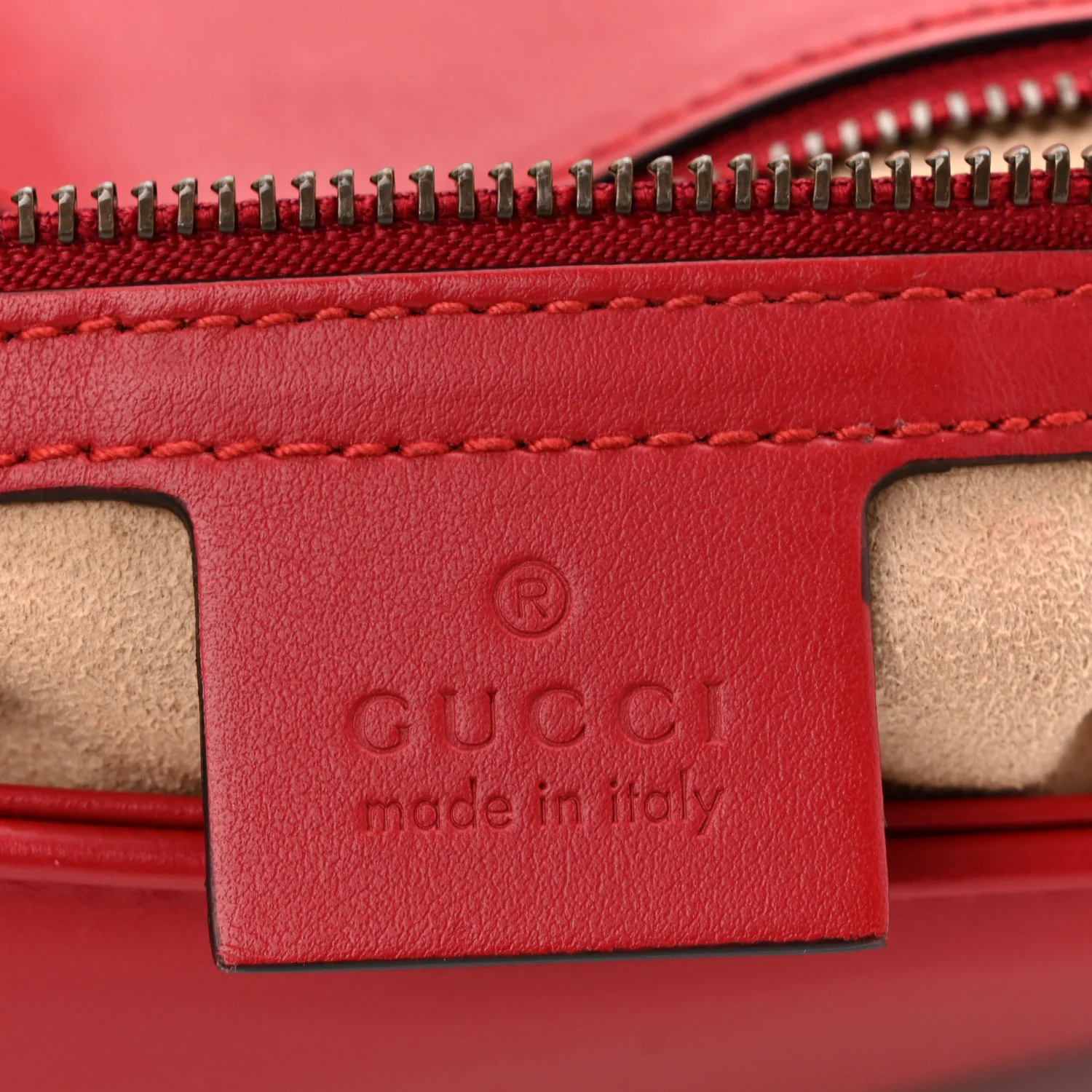 Calfskin Matelasse Small GG Marmont Shoulder Bag Hibiscus Red - Top Club