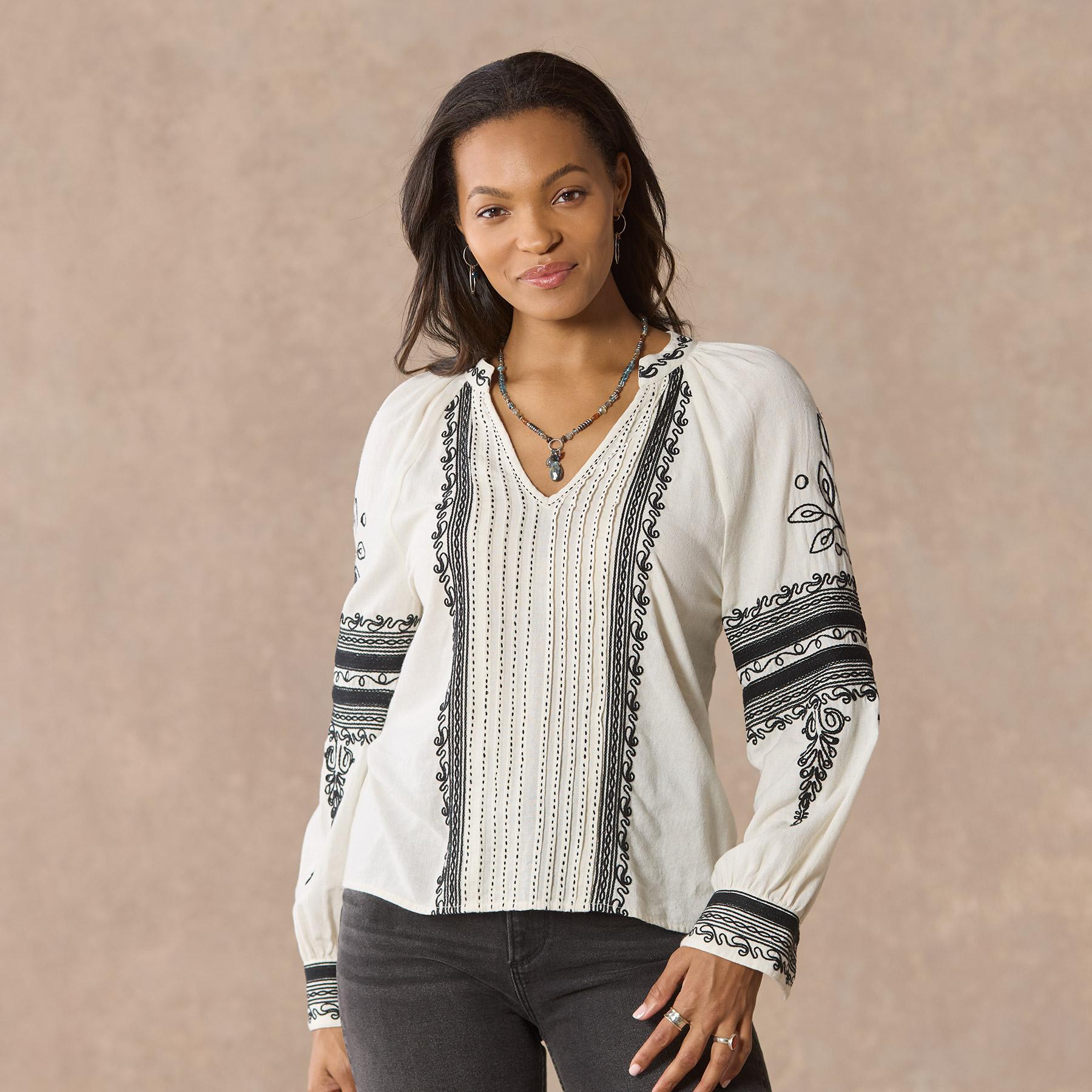 Azucena Top, Petite - Sundance Living