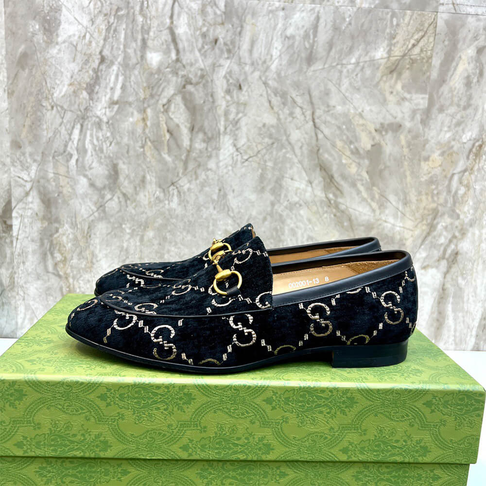 Gucci Velvet Men Loafers - Top Club