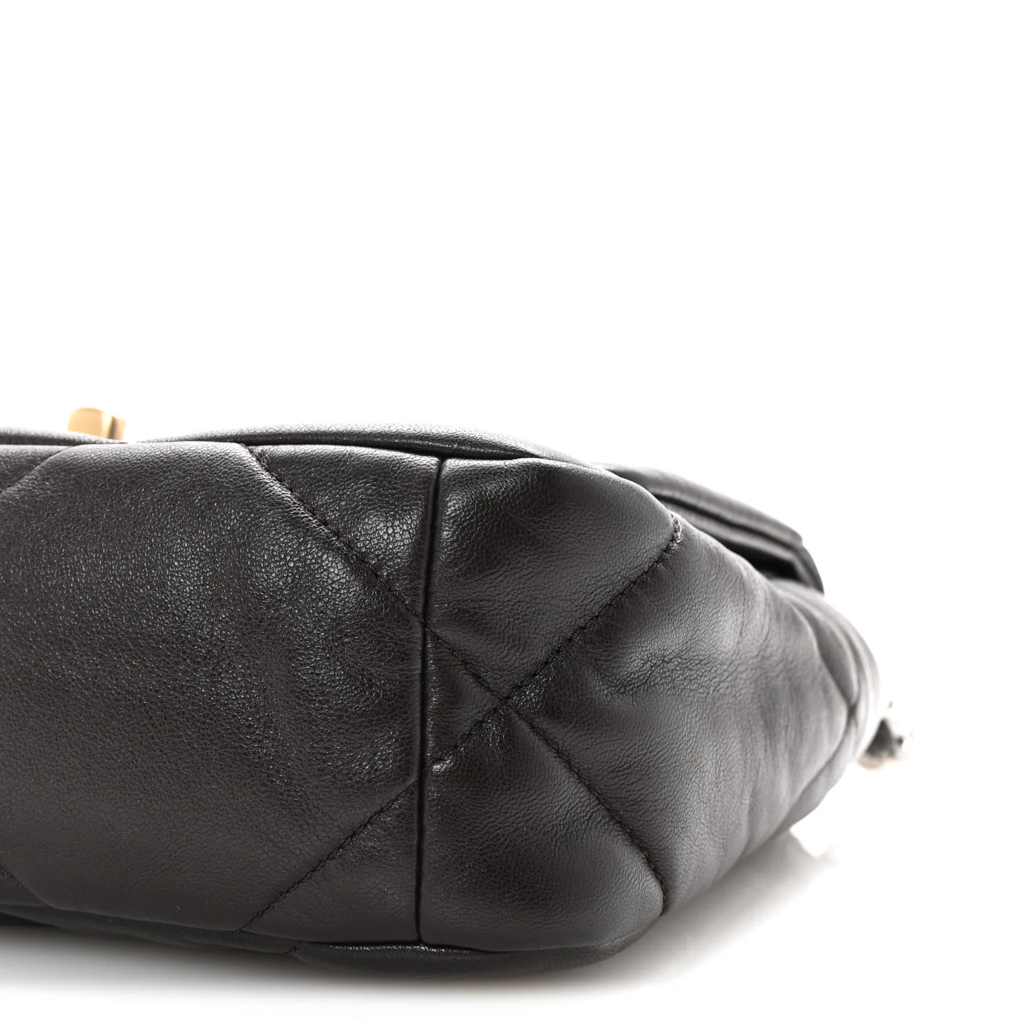 Lambskin Quilted Medium Chanel 19 Flap Dark Brown - Top Club