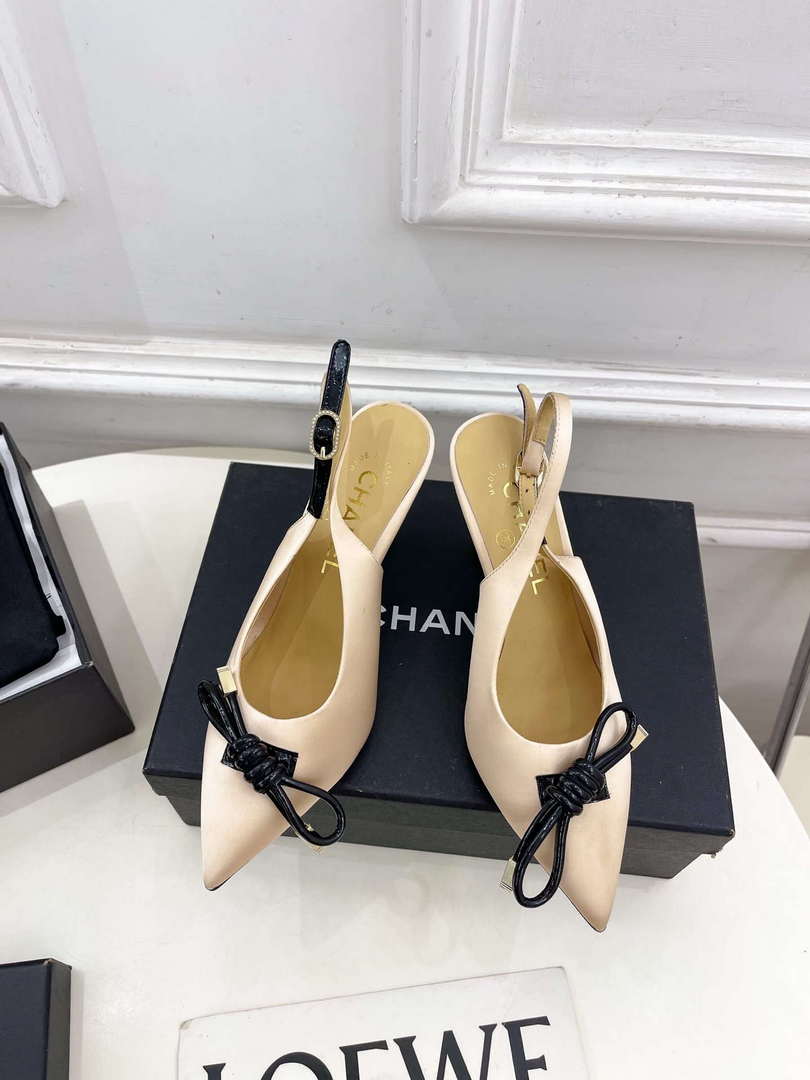 Chanel Women's Fashion Slingbacks Shoes C93483 - Sneaker Replica Workshop