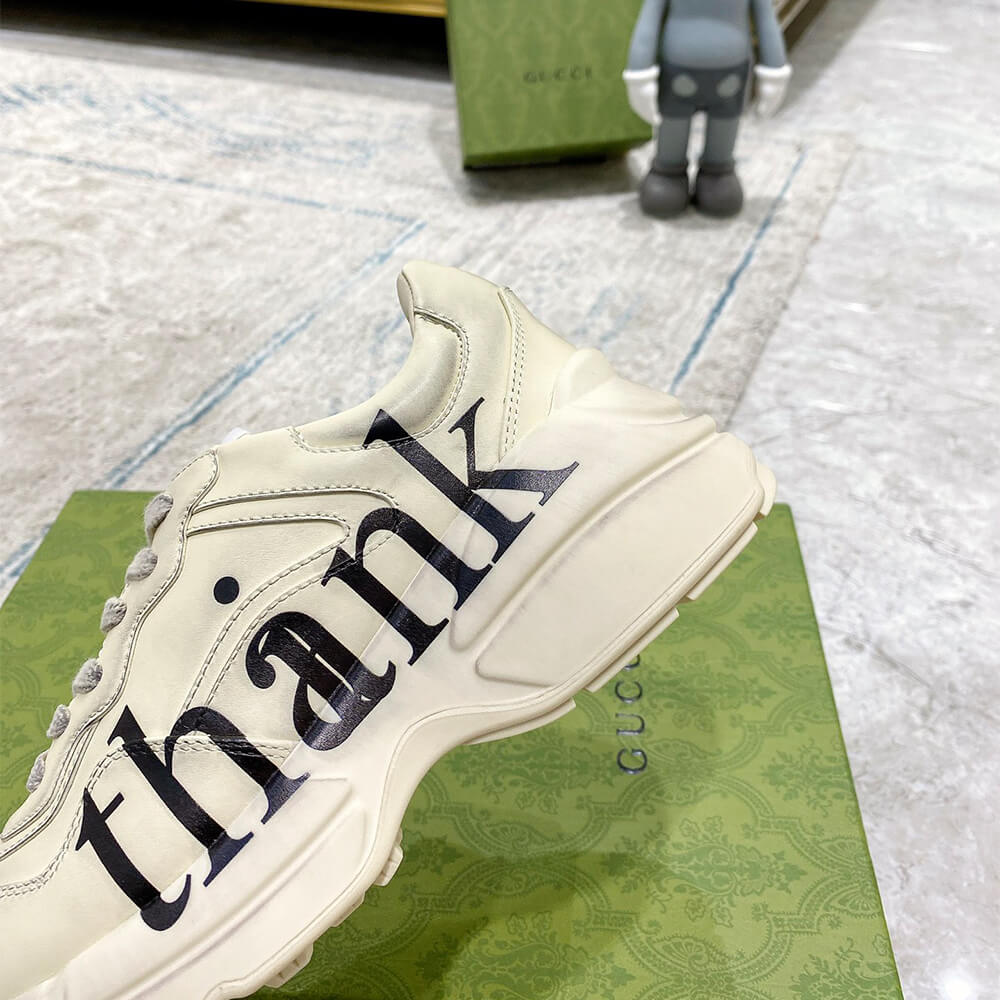 Gucci Rhyton  Think   Thank  Sneaker - Top Club