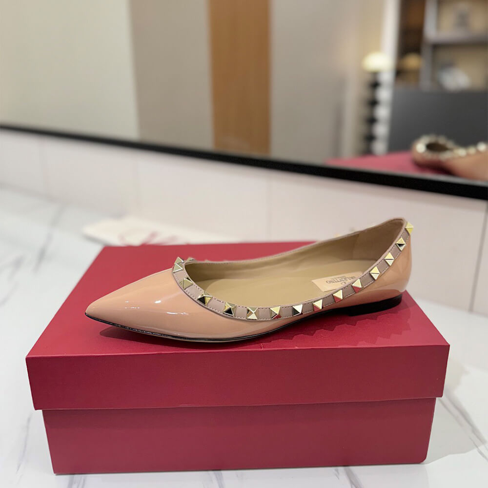 VALENTINO ROCKSTUD BALLET FLAT - Top Club