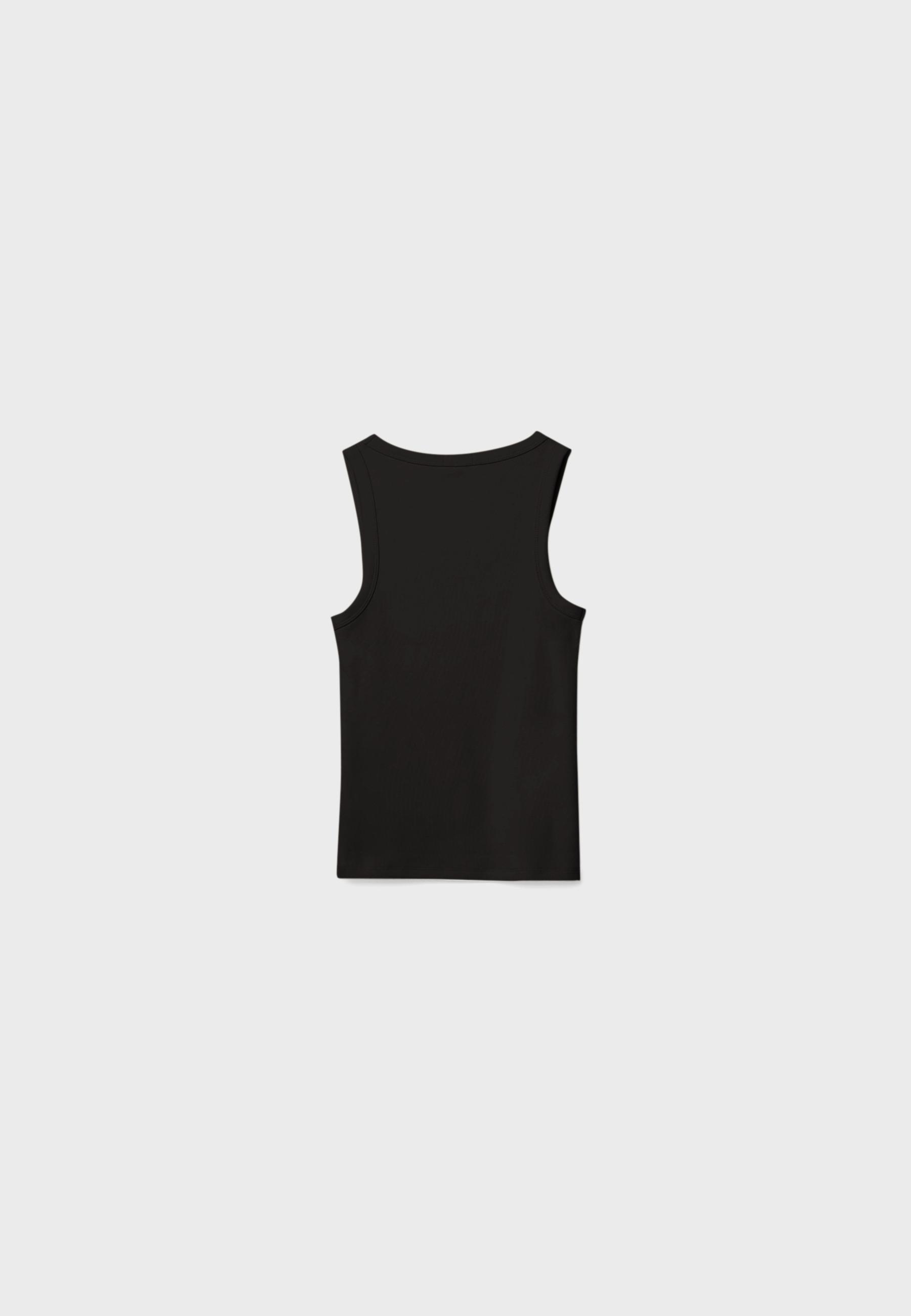 RIBBED RACERBACK T-SHIRT