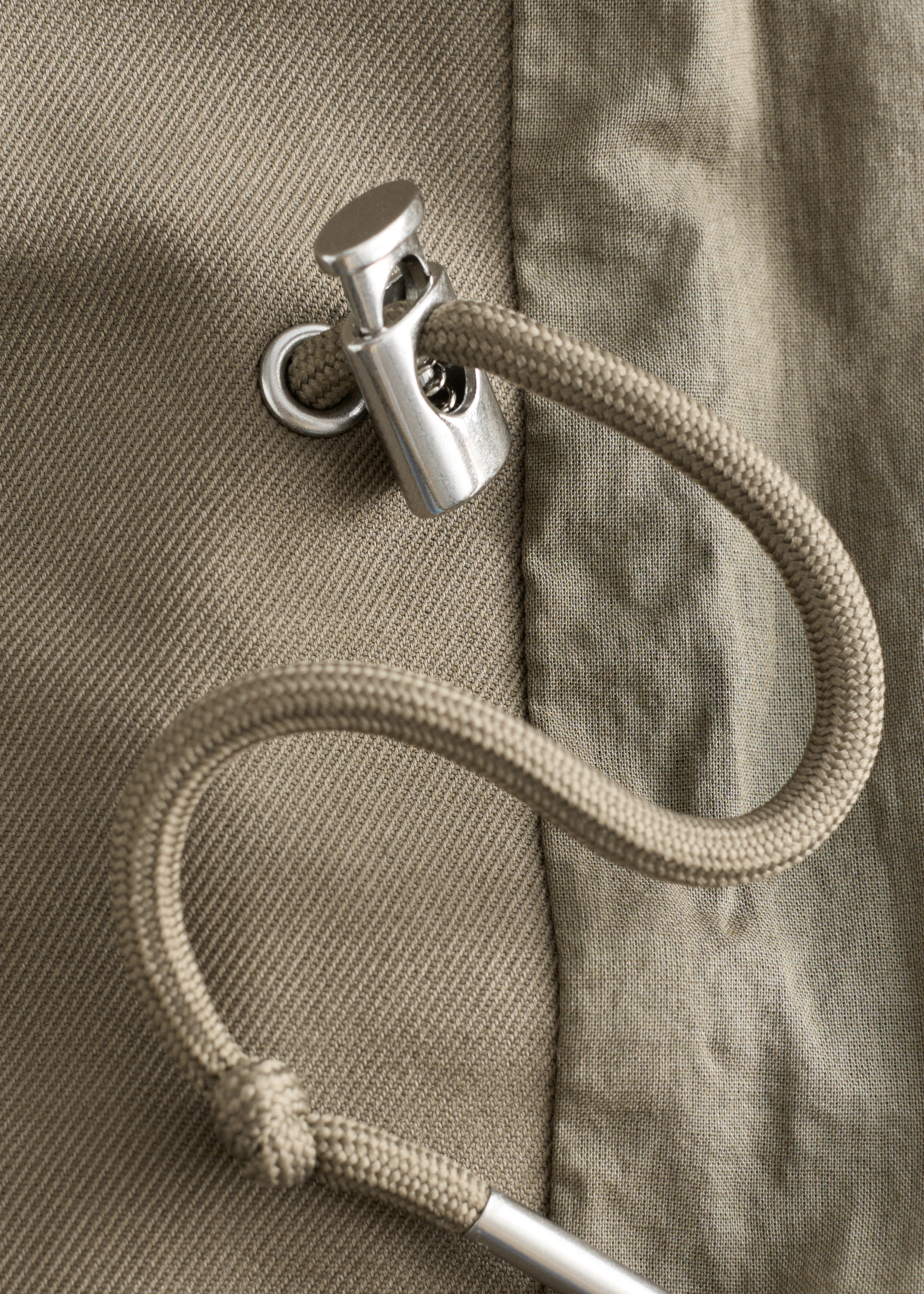 & Other Stories OVERSIZED DRAWSTRING UTILITY JACKET