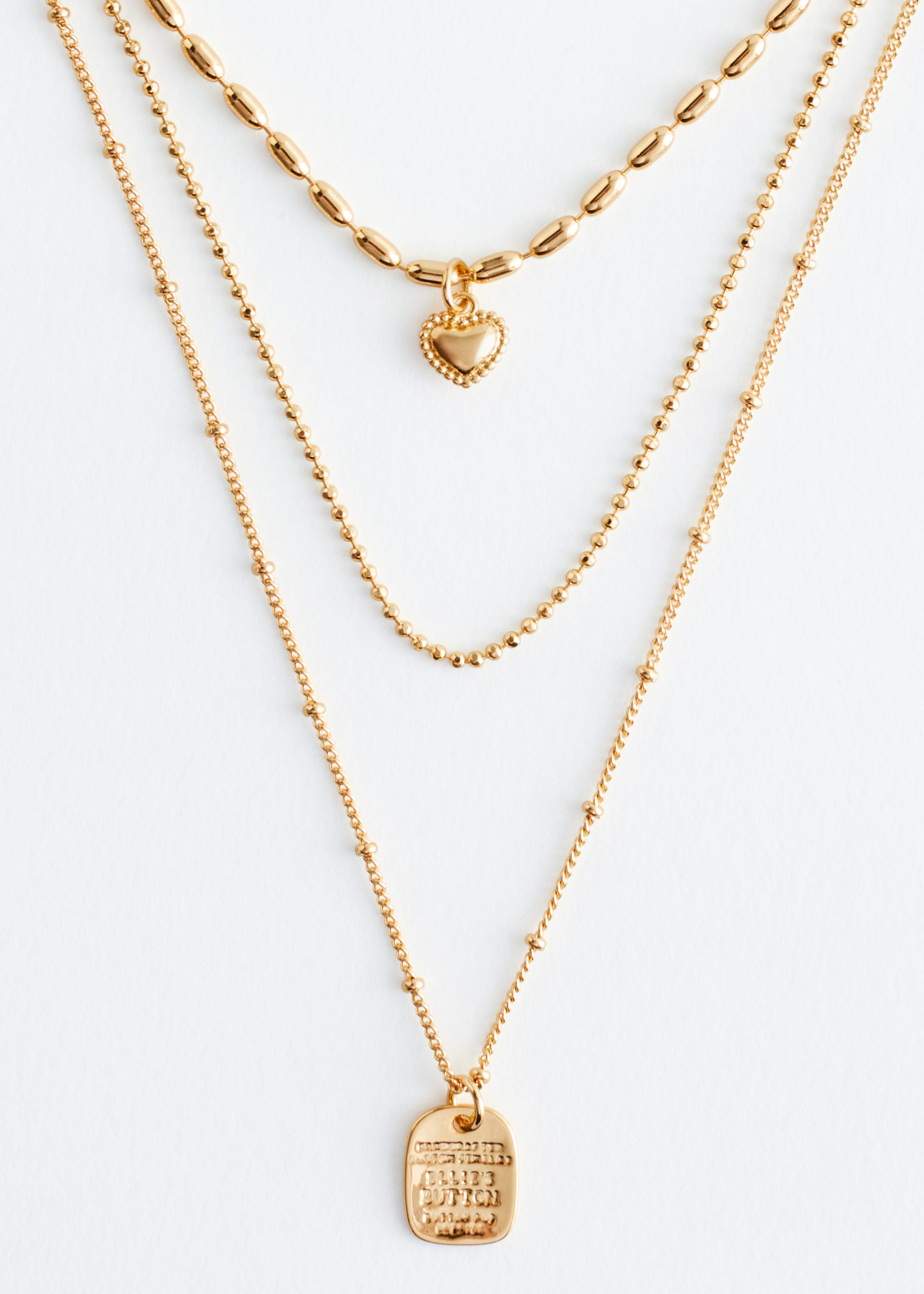 & Other Stories LAYERED PENDANT NECKLACE