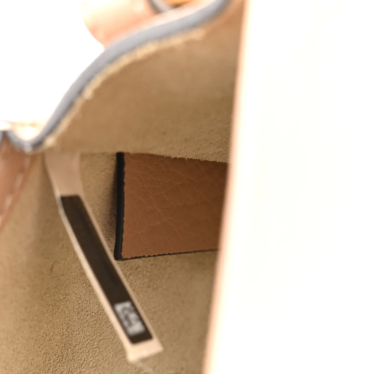 Calfskin Suede Small Nile Bracelet Bag Biscotti Beige - Top Club