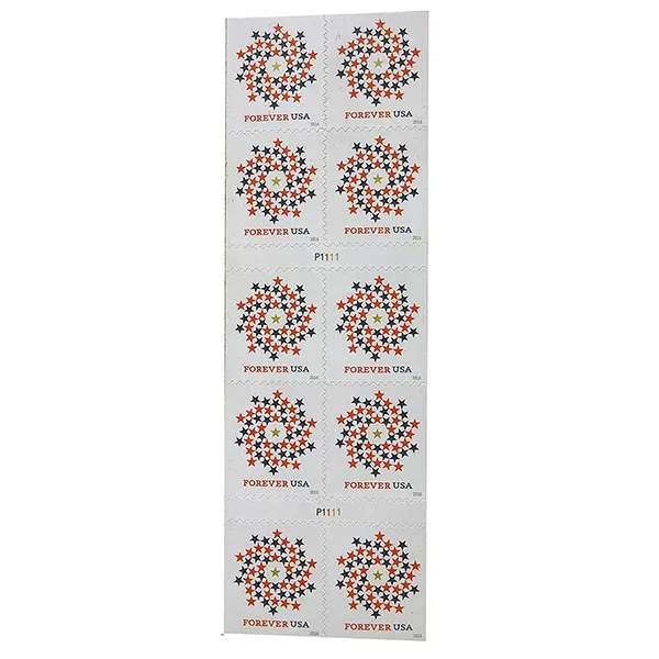 (2016) USPS Stars Red & Blue Forever Stamps