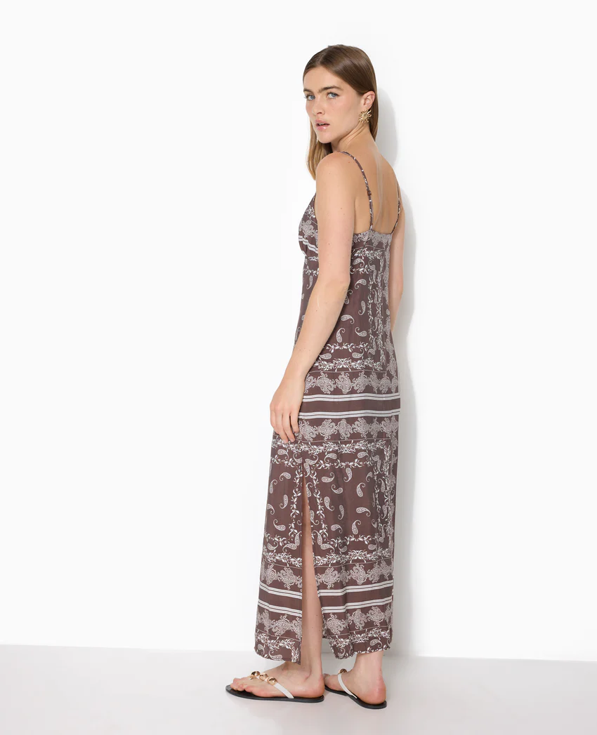 Pimkie Robe longue forme empire motif bandana