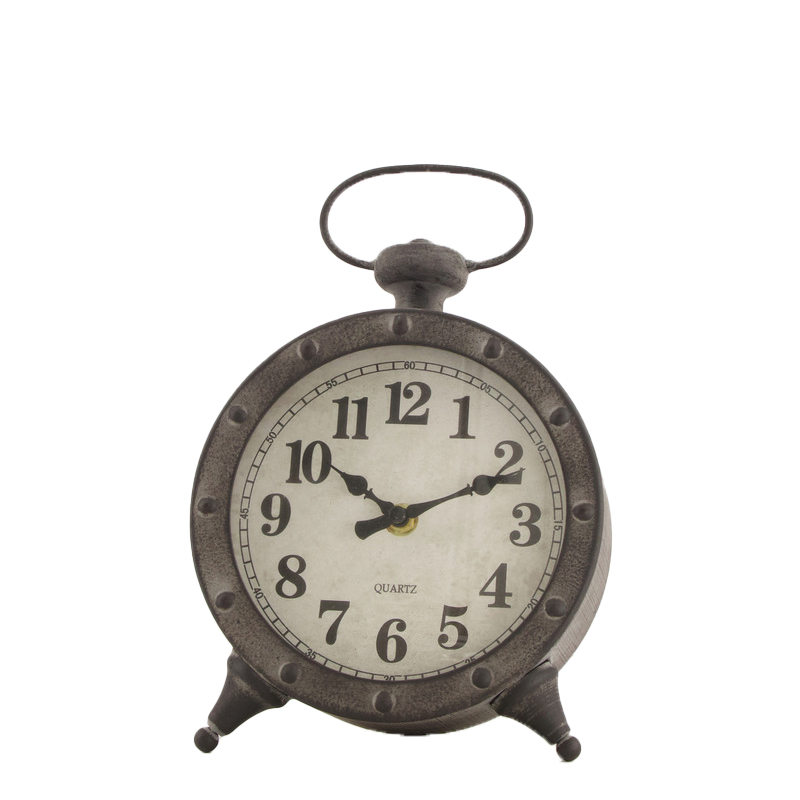Clock metal black