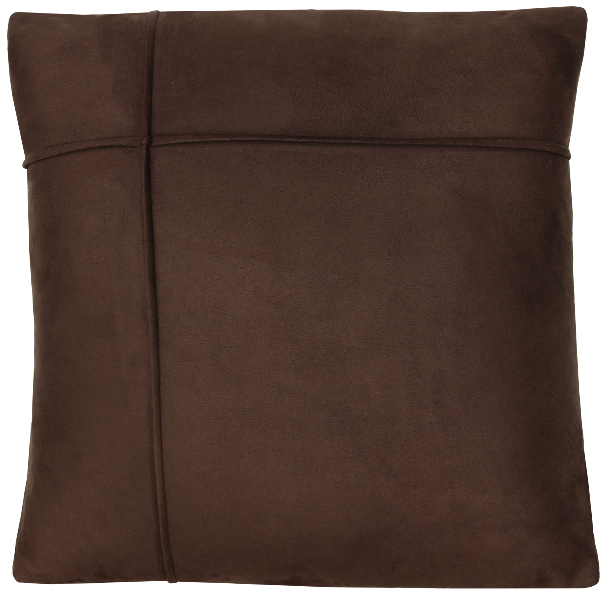 Kussen ruit suède d.choco 46x46cm