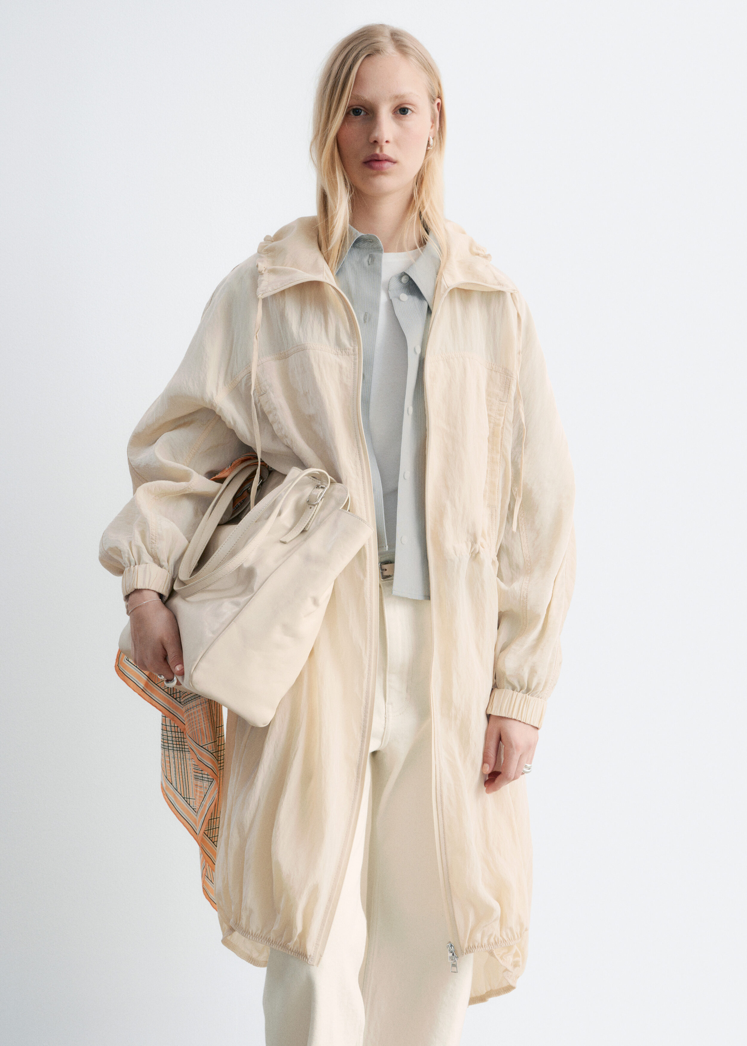 & Other Stories DRAWSTRING PARKA COAT
