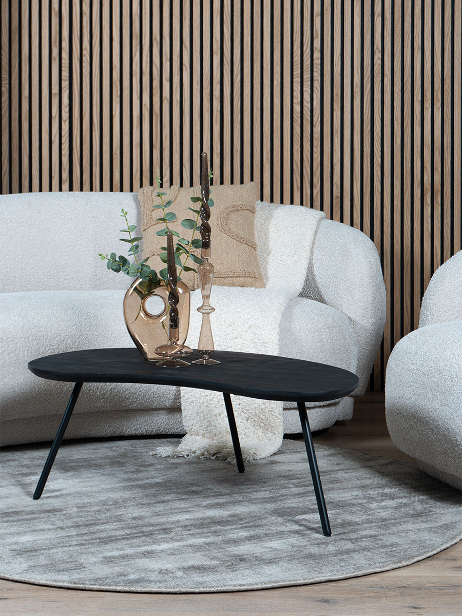 Vloerkleed Cos Taupe - Rond ø150 cm