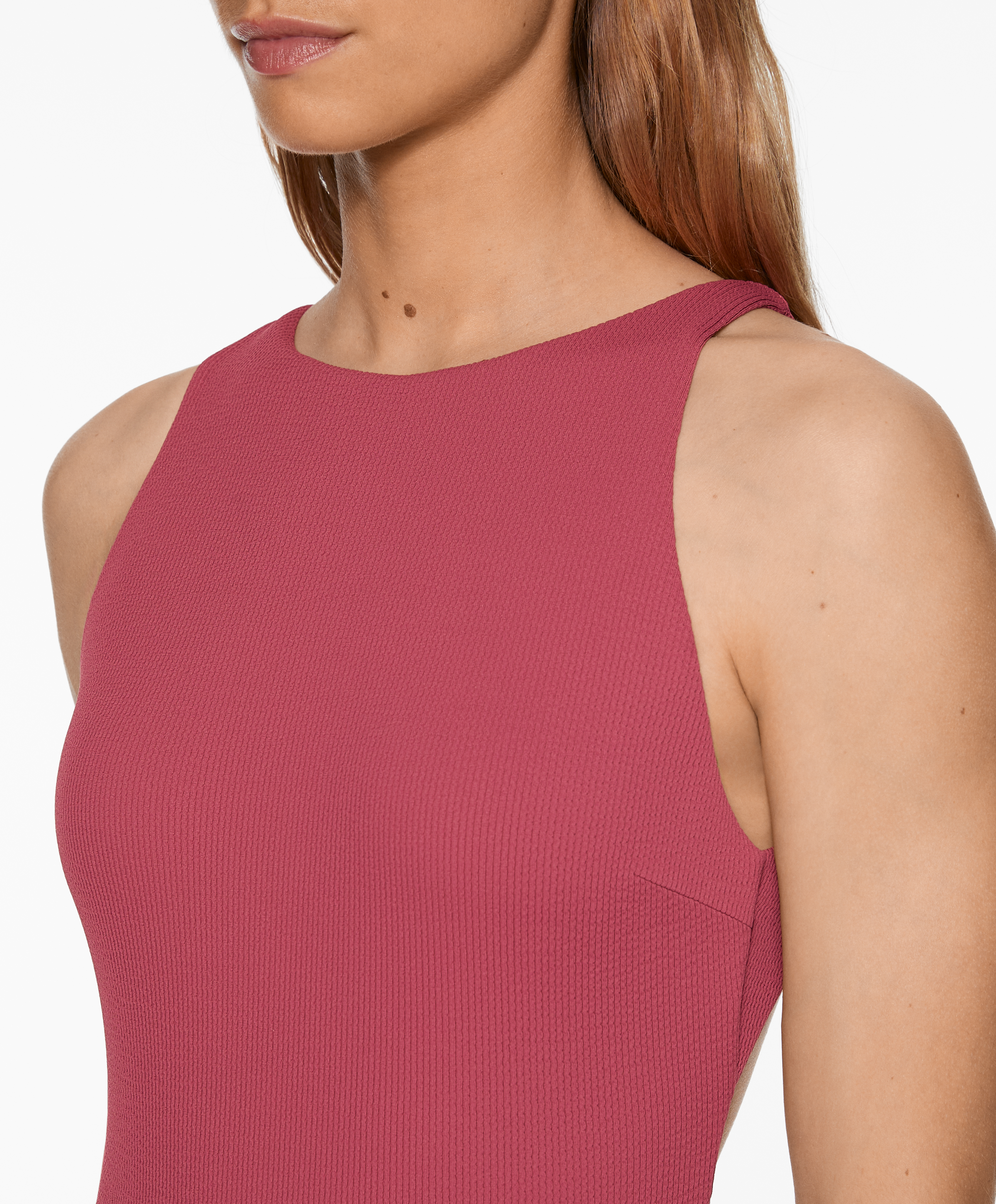 OYSHO Rib halter swimsuit
