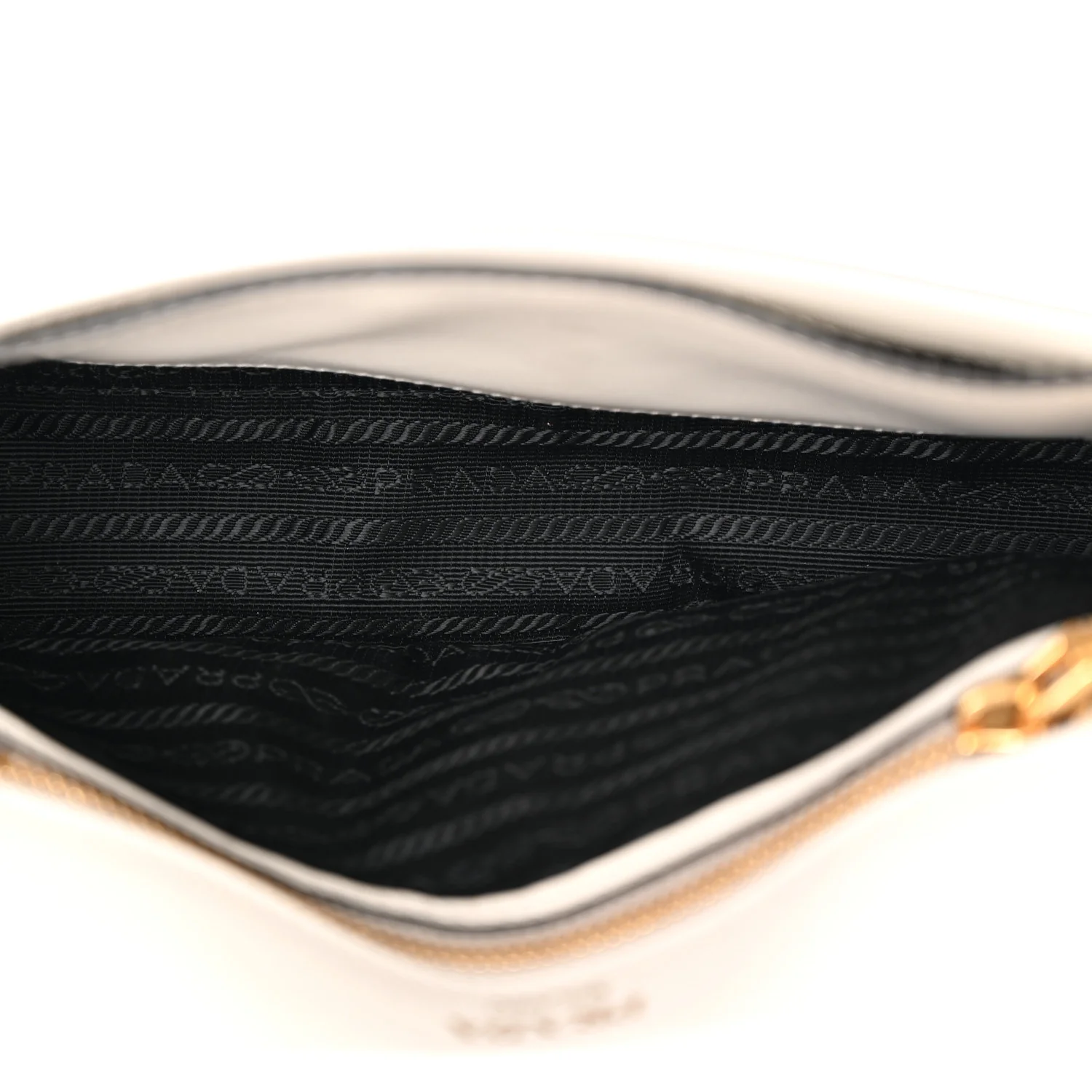 Saffiano Flap Shoulder Bag Talco - Top Club