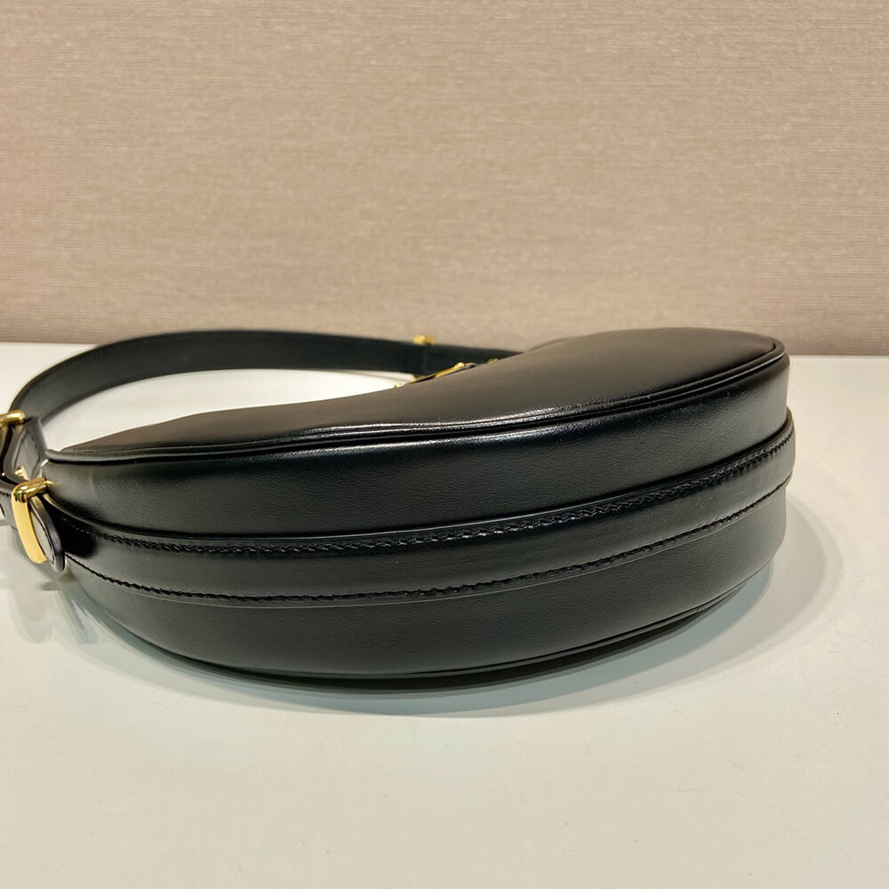 Prada Arqué small leather shoulder bag(HIGH-END GRADE) - Top Club