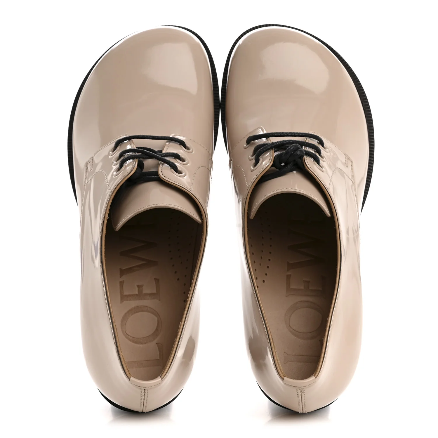 Brushed Calfskin Campo Derby Loafers 40 Light Pink
