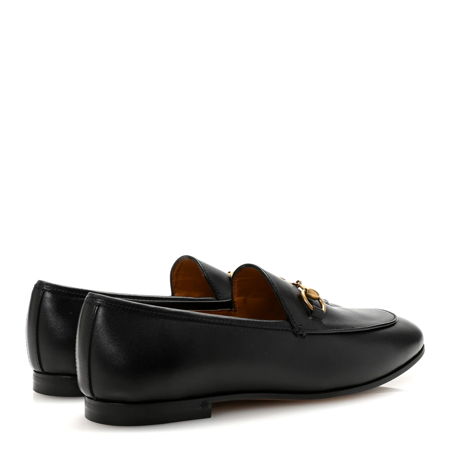 Calfskin Womens Jordaan Loafers 36.5 Black - Top Club