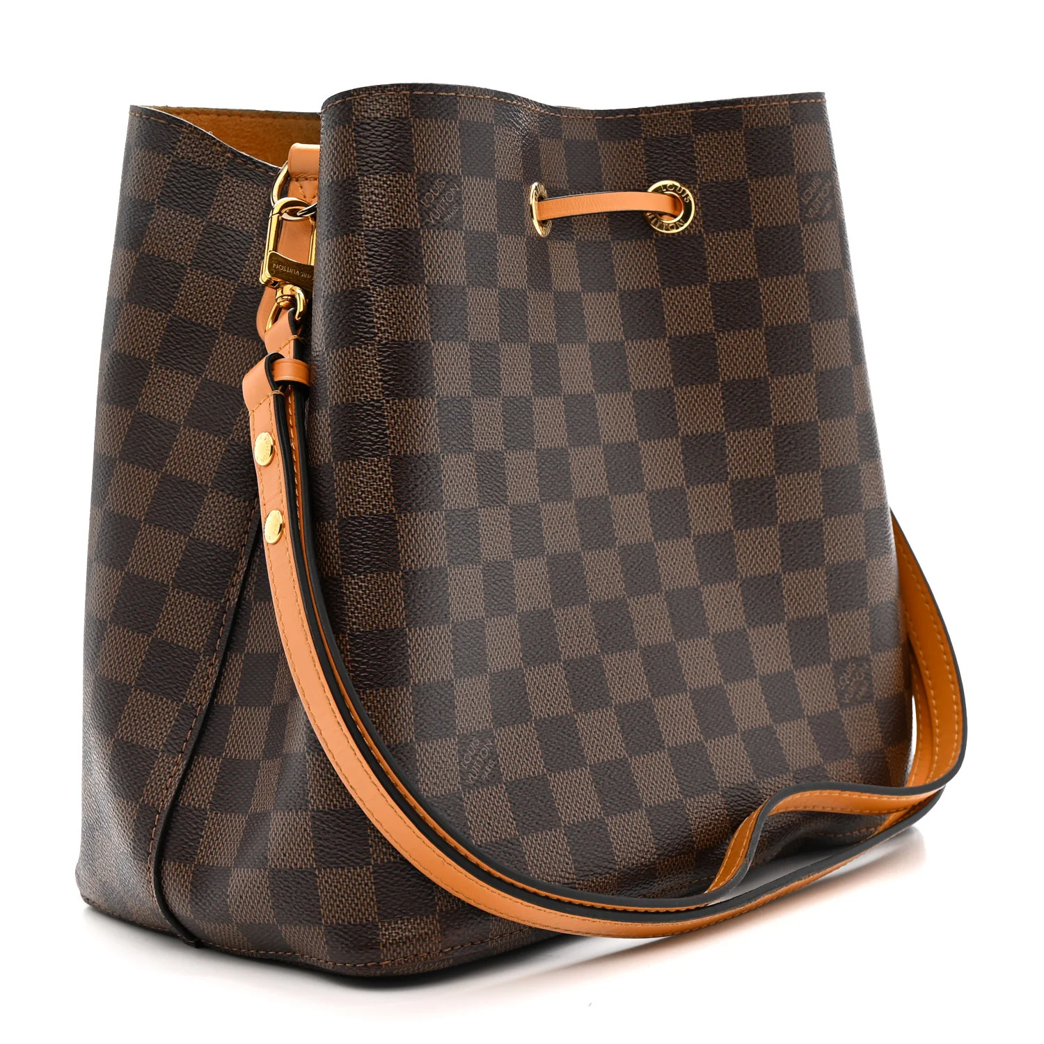 Damier Ebene Neonoe MM Safran - Top Club