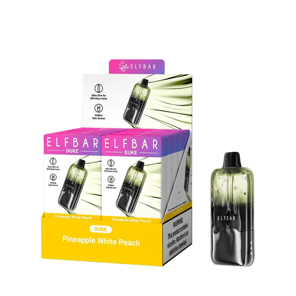 ELFBAR DUKE Rechargeable Disposable Vape (All Flavours)