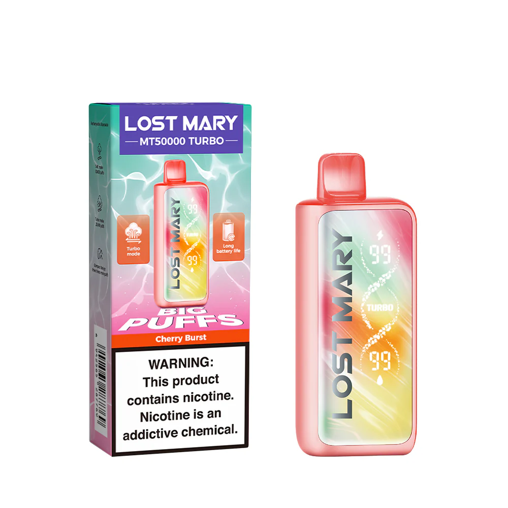 LOST MARY MT50K Turbo Rechargeable Disposable Vape (All Flavours)