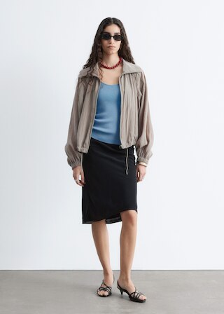 & Other Stories SPORTY VISCOSE-BLEND JACKET