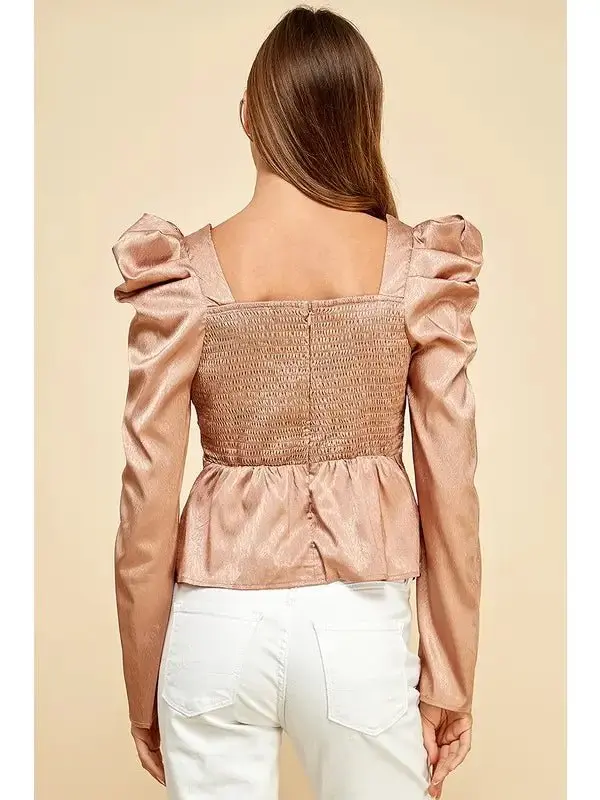 Once Upon A Time Sweet Heart Neck Top - ALJEGJ