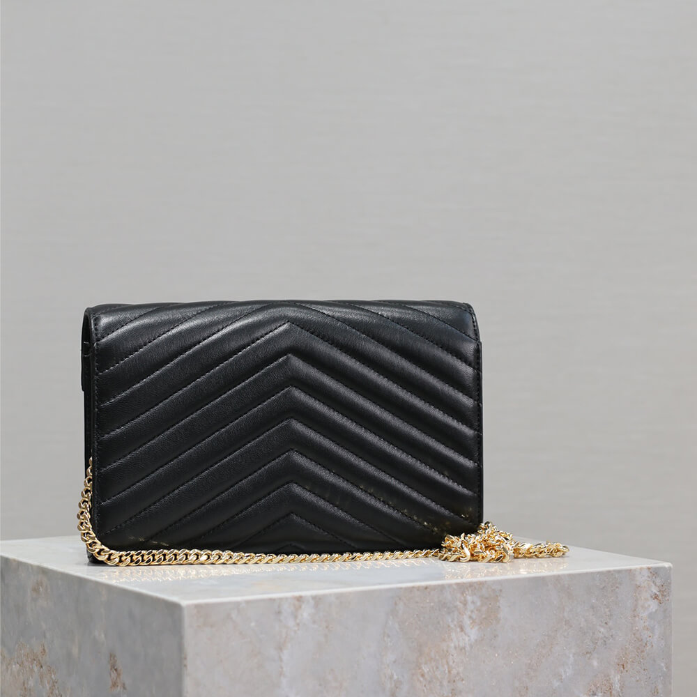 YSL cassandre chain wallet in lambskin - Top Club