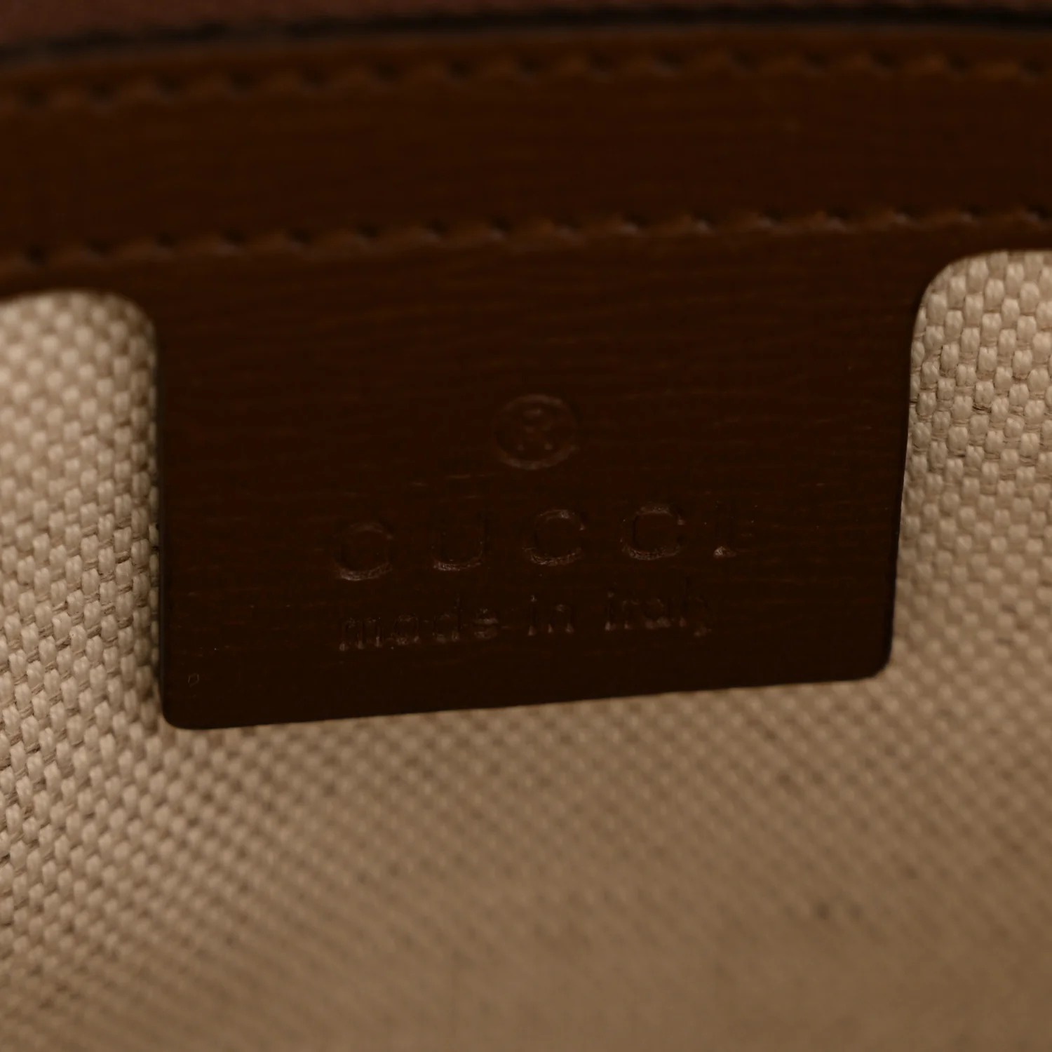 GG Supreme Monogram Azalea Calfskin Small Horsebit 1955 Top Handle Bag Beige Ebony Brown Sugar - Top Club