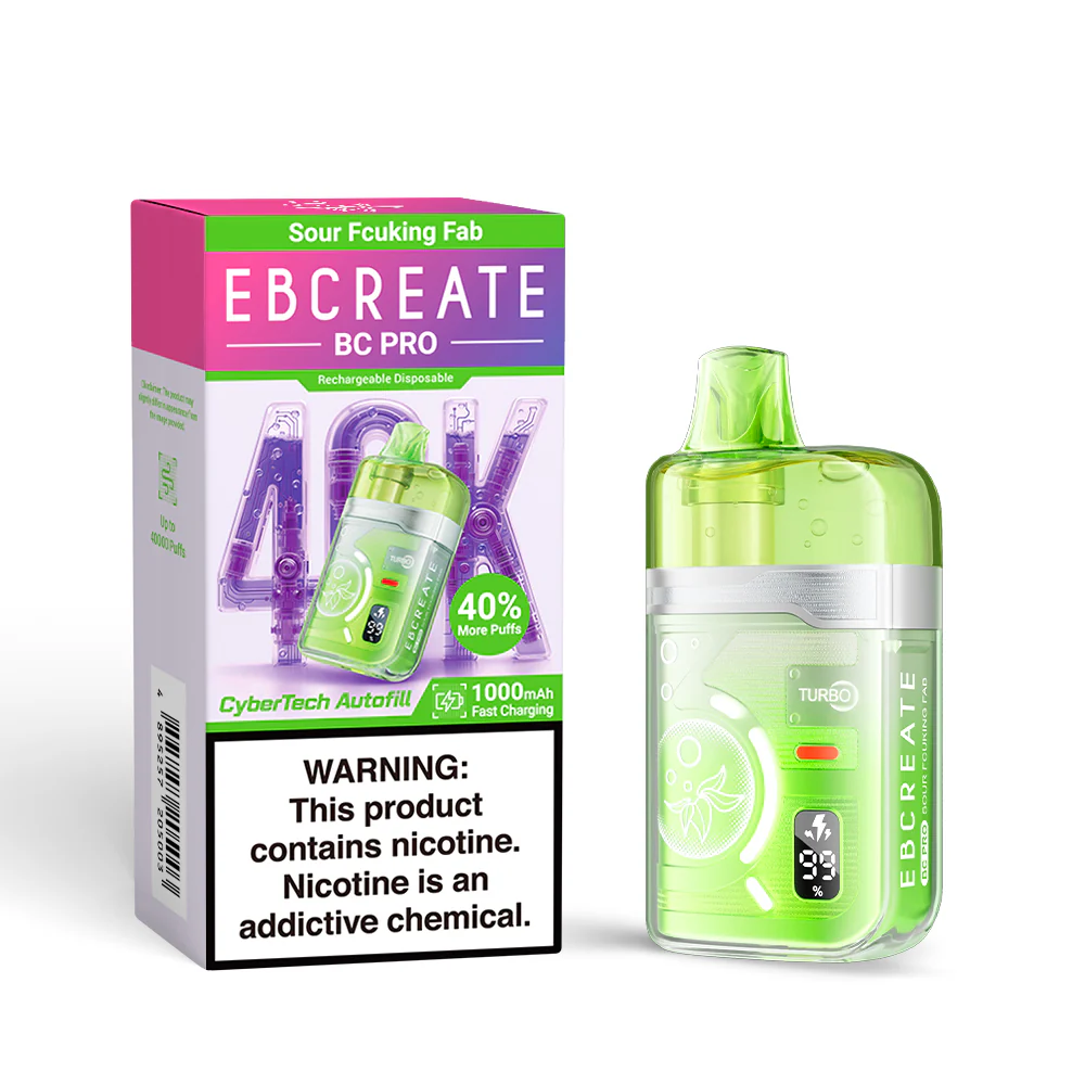 EBCREATE BC PRO Rechargeable Disposable Vape (All Flavours)