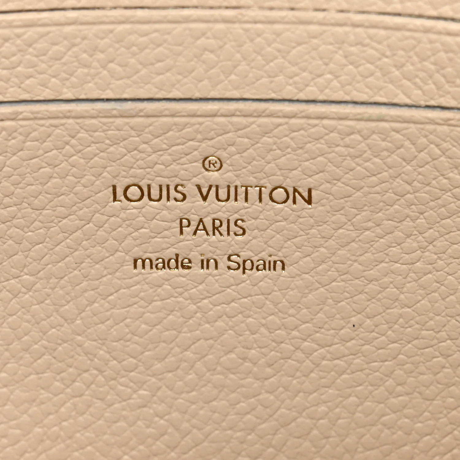 Empreinte Monogram Giant Ivy Wallet On Chain Cream - Top Club