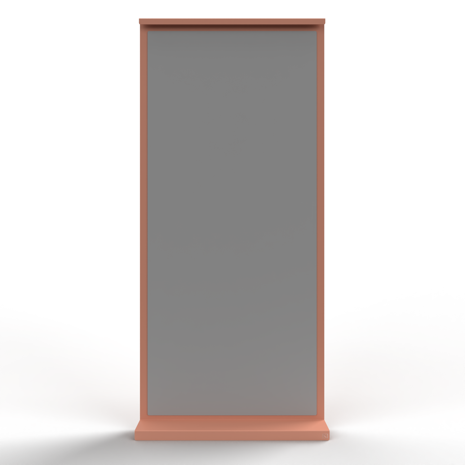 Steellish spiegel Murano XL Beige Rood