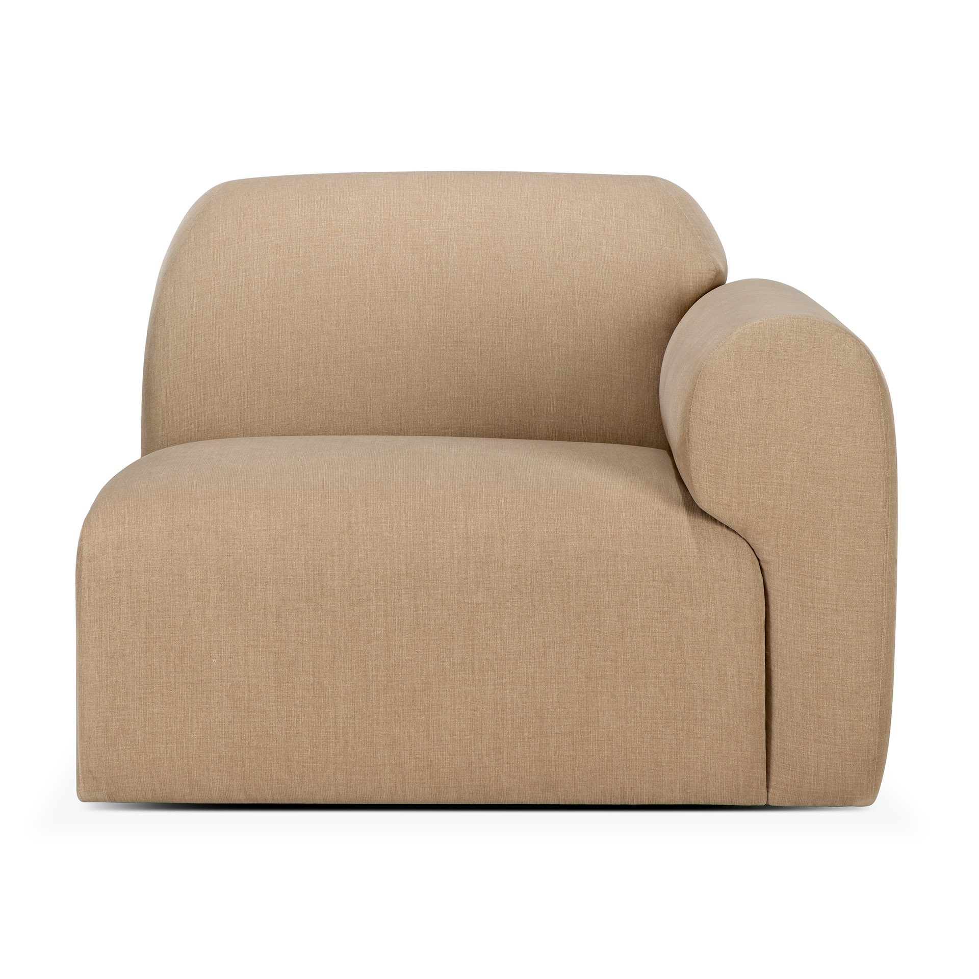 Bulky modulaire sofa - linker hoek - light sepia