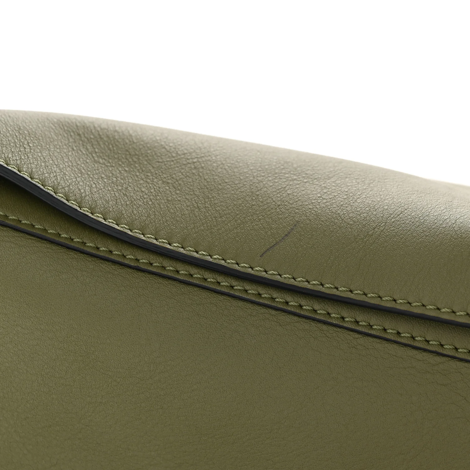 Calfskin Puzzle Hobo Avocado - Top Club