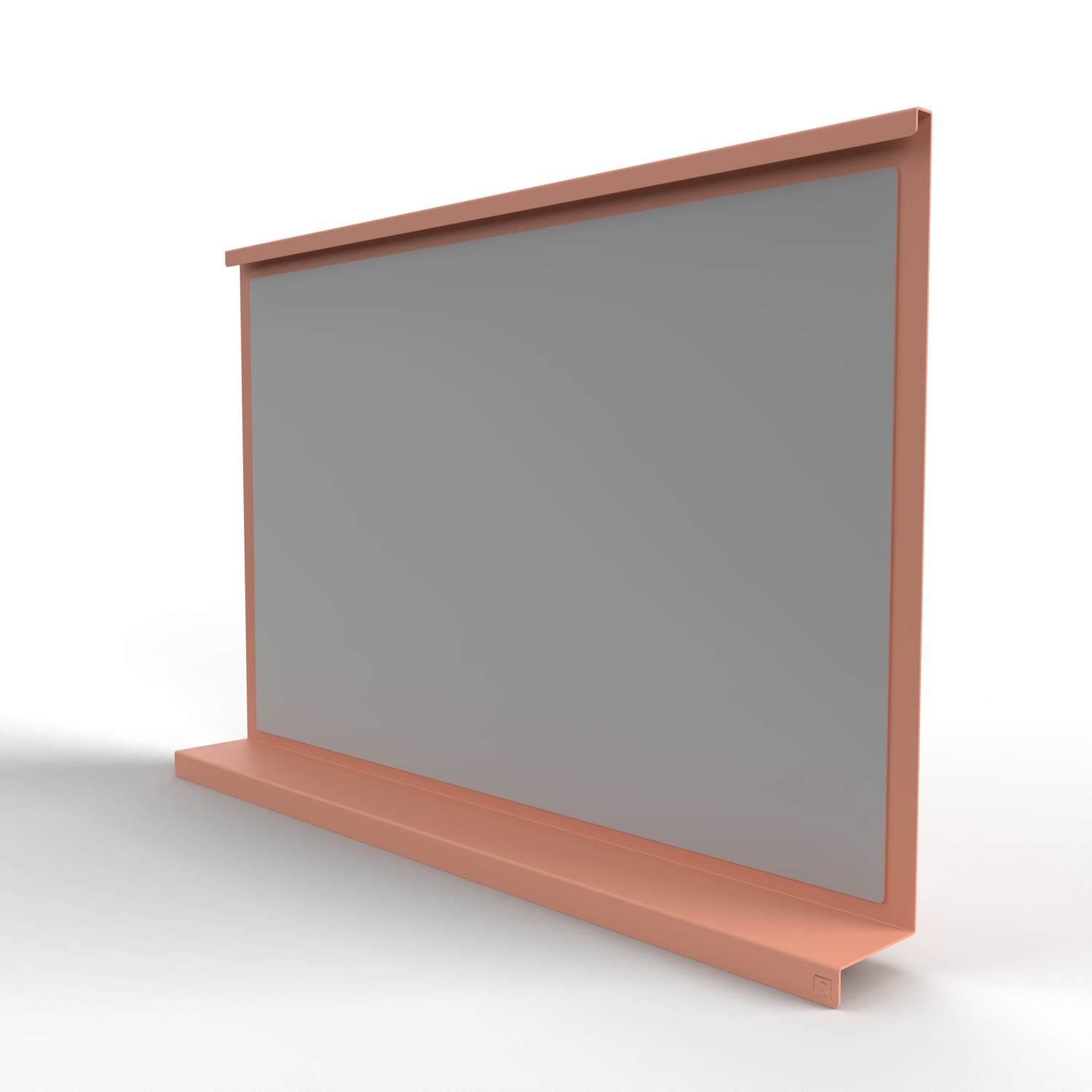 Steellish spiegel Murano L Beige Rood