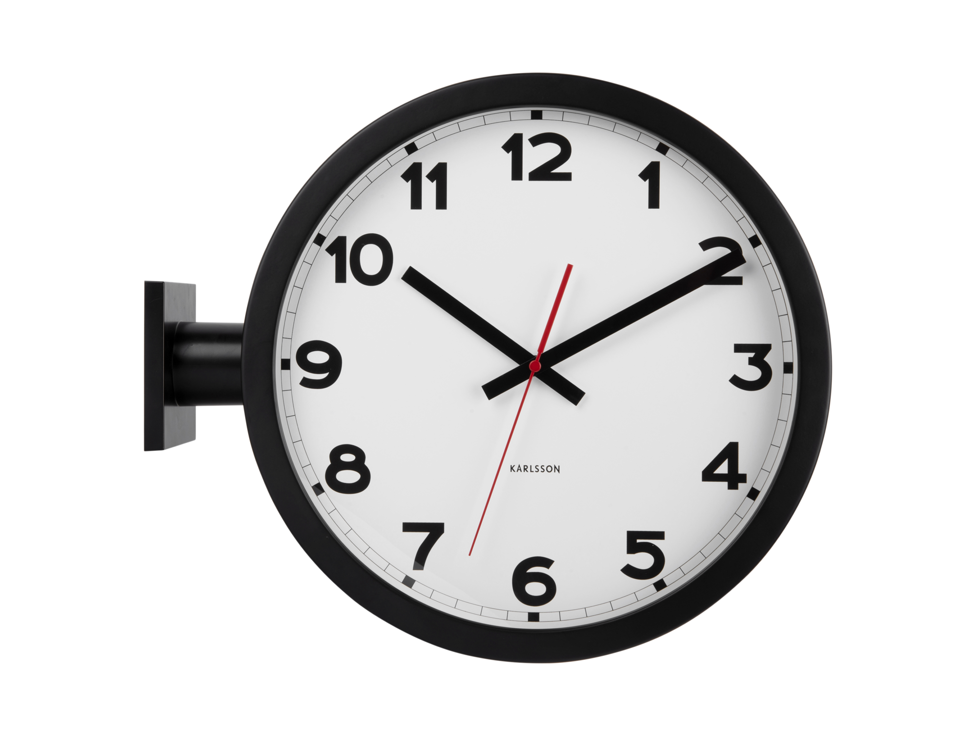 Wall clock New Classic Double Sided white