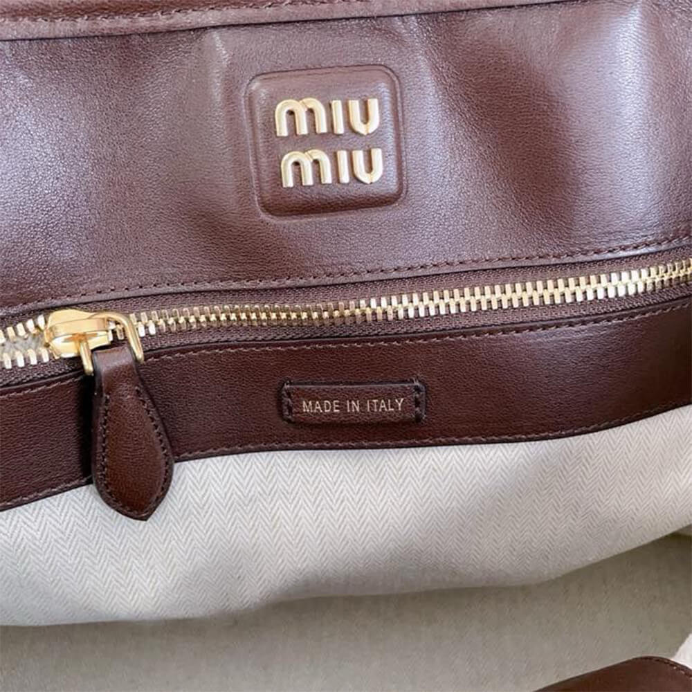 MIUMIU Medium Aventure nappa leather bag(HIGH-END Grade) - Top Club
