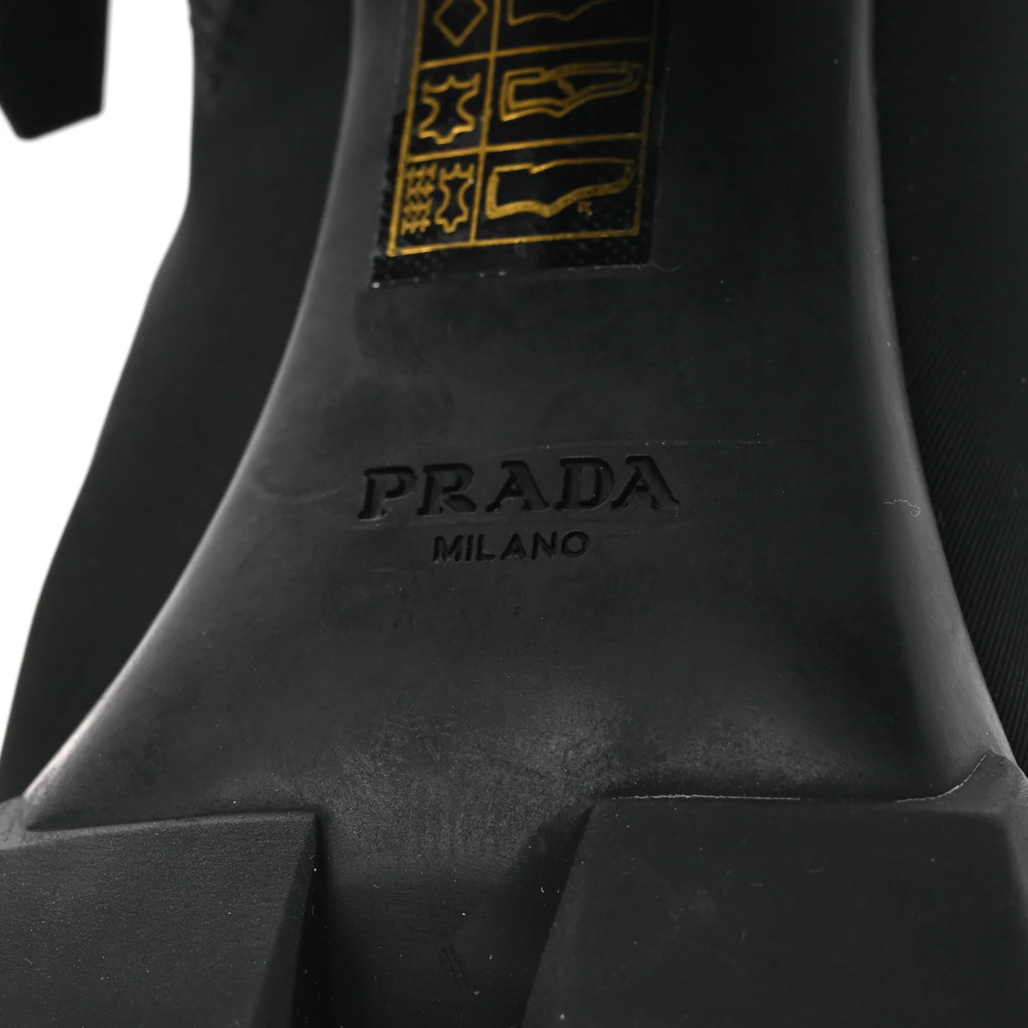 Spazzolato Re-Nylon Metal Triangle Logo 110mm Ankle Boots 36.5 Black - Top Club