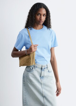 & Other Stories COTTON CREW-NECK T-SHIRT