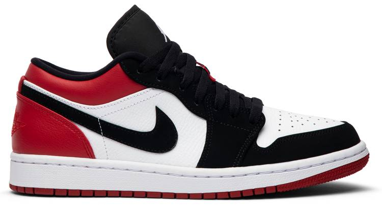 Air Jordan 1 Low  Black Toe  553558-116 - Sneaker Replica Workshop