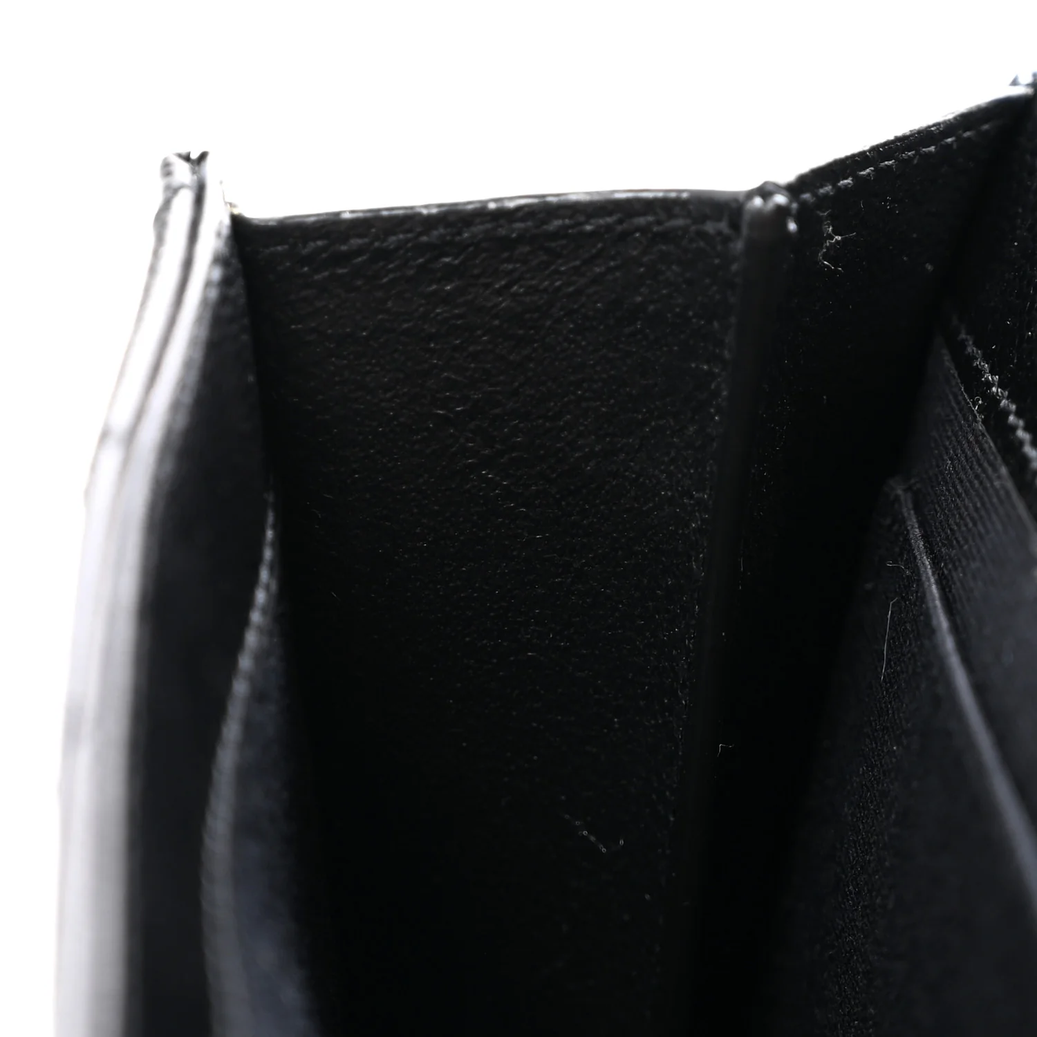 Grain De Poudre Matelasse Chevron Monogram Envelope Clutch Black - Top Club