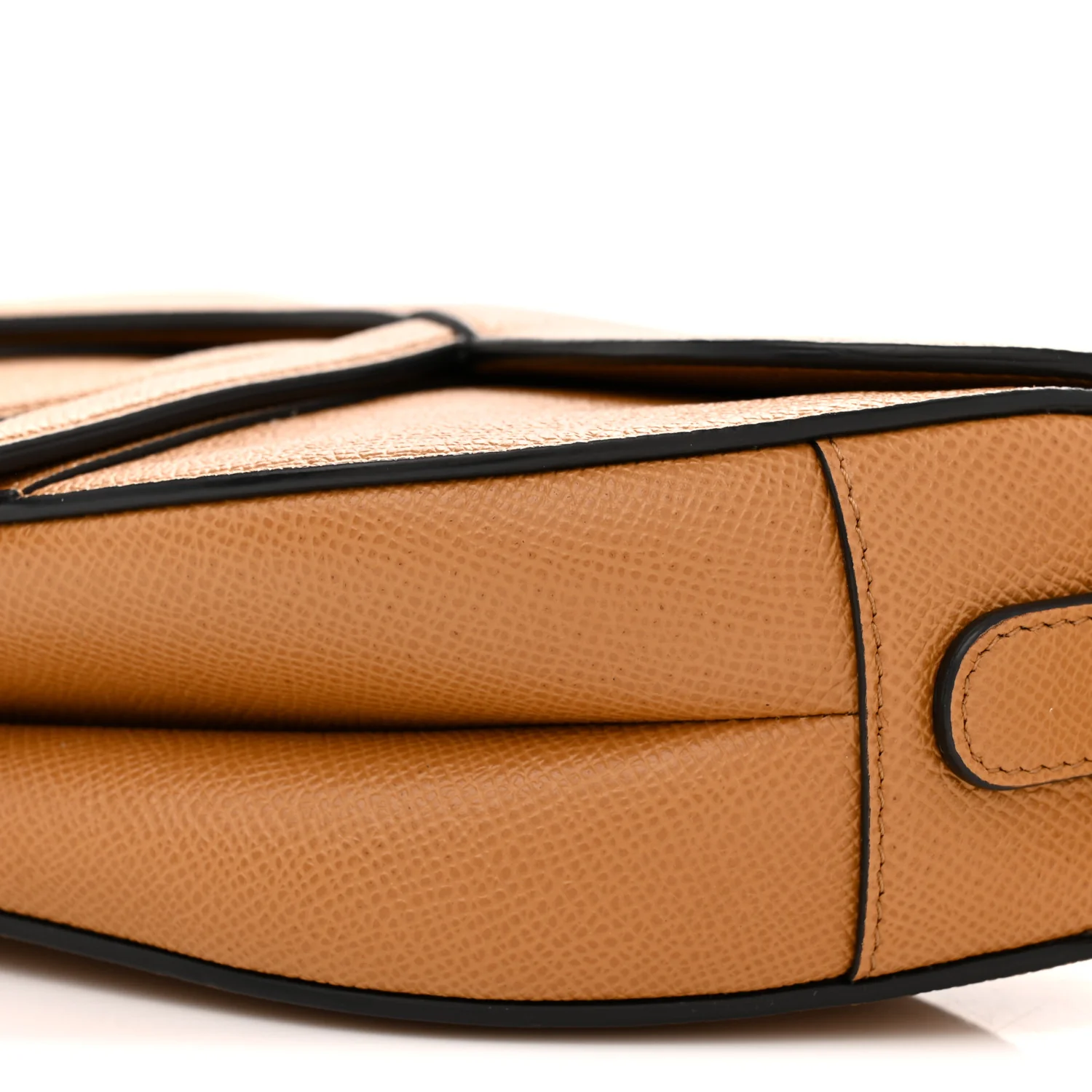 Grained Calfskin Saddle Bag Camello - Top Club