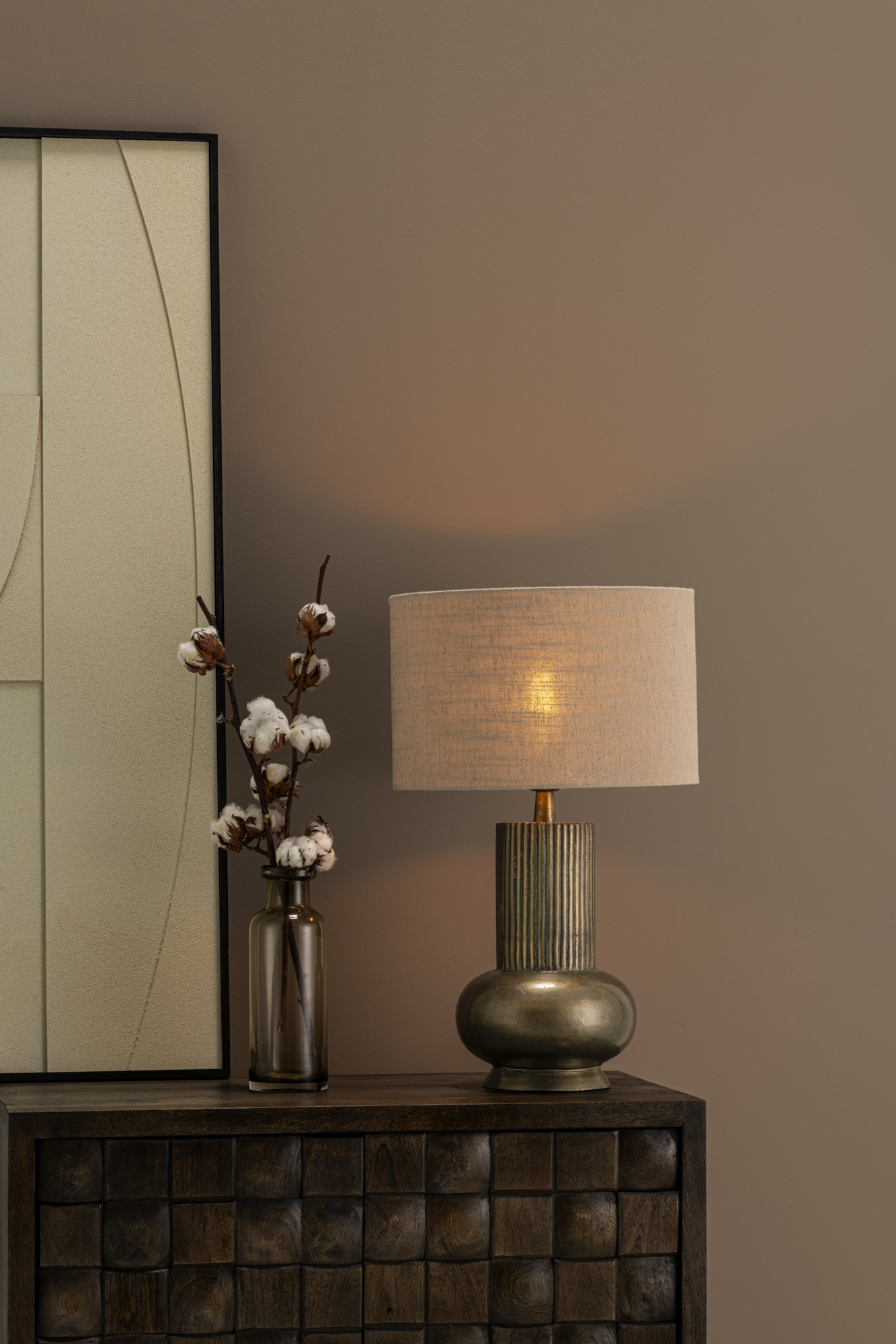 Tafellamp Amora bronze